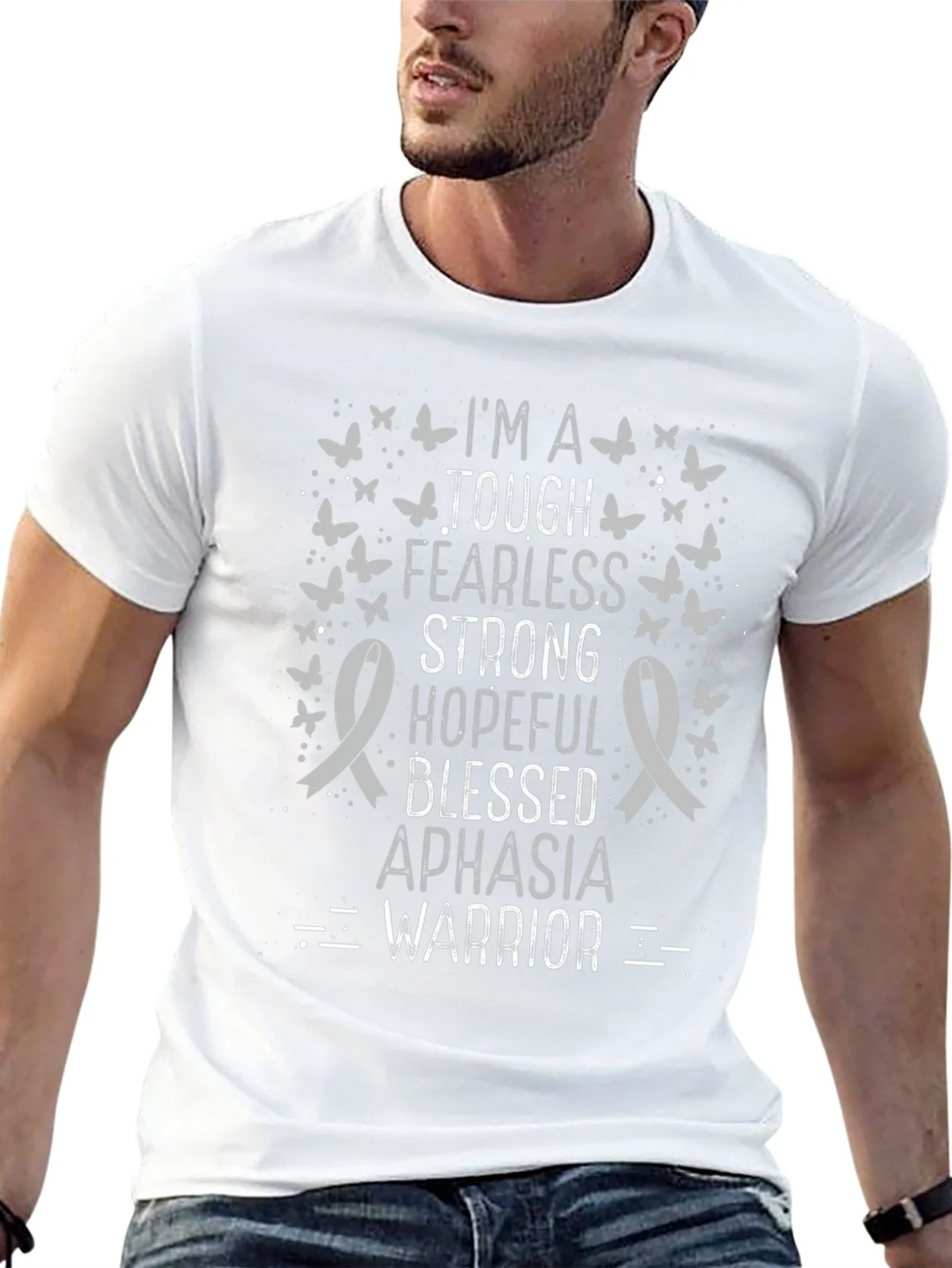 Aphasia Warrior T-Shirt - Tough Fearless Strong product image 12