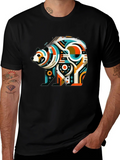 Abstract Bear Graphic Tee - Mens Black T-Shirt product image 1