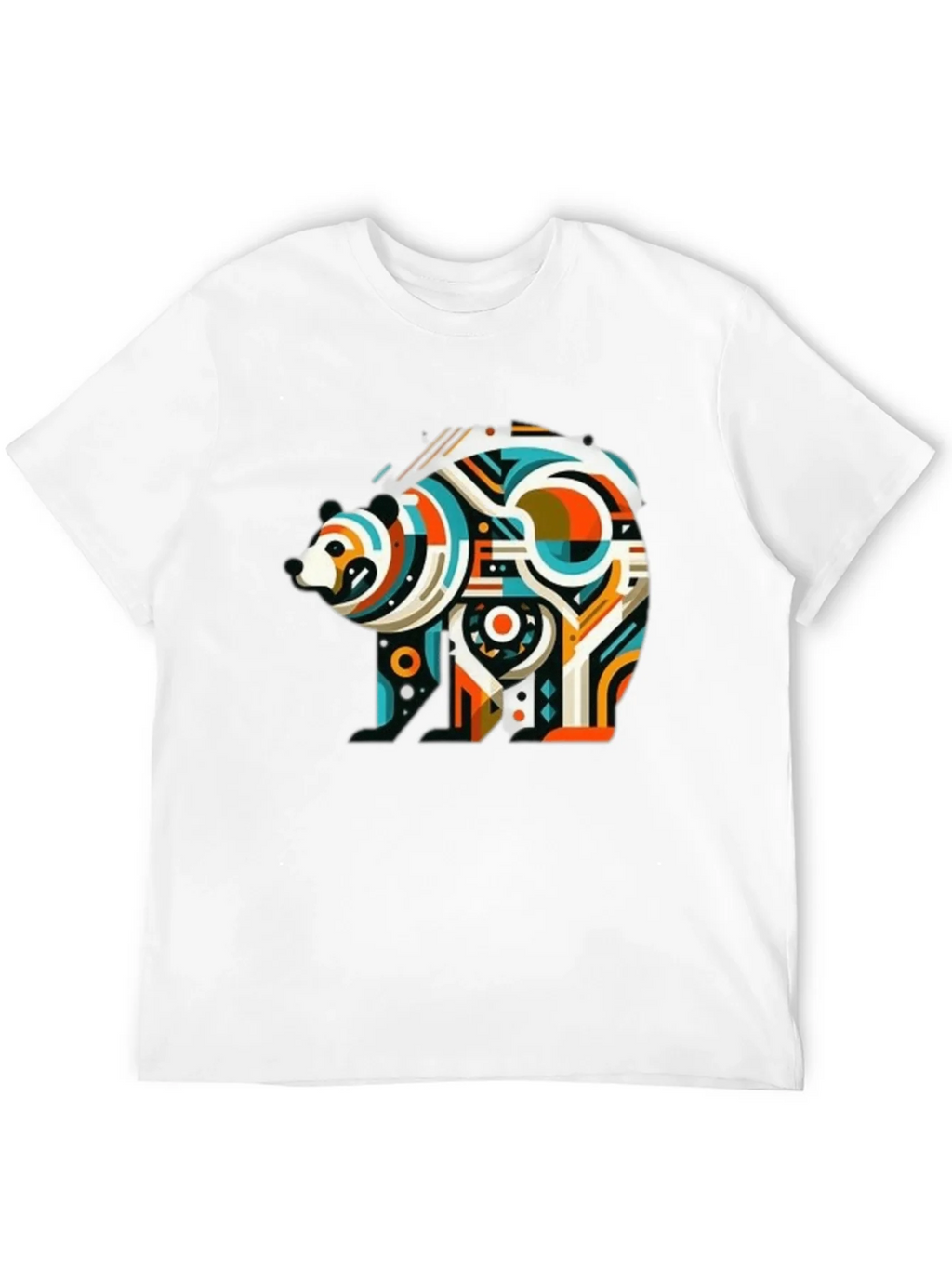 Abstract Bear Graphic Tee - Mens Black T-Shirt product image 11