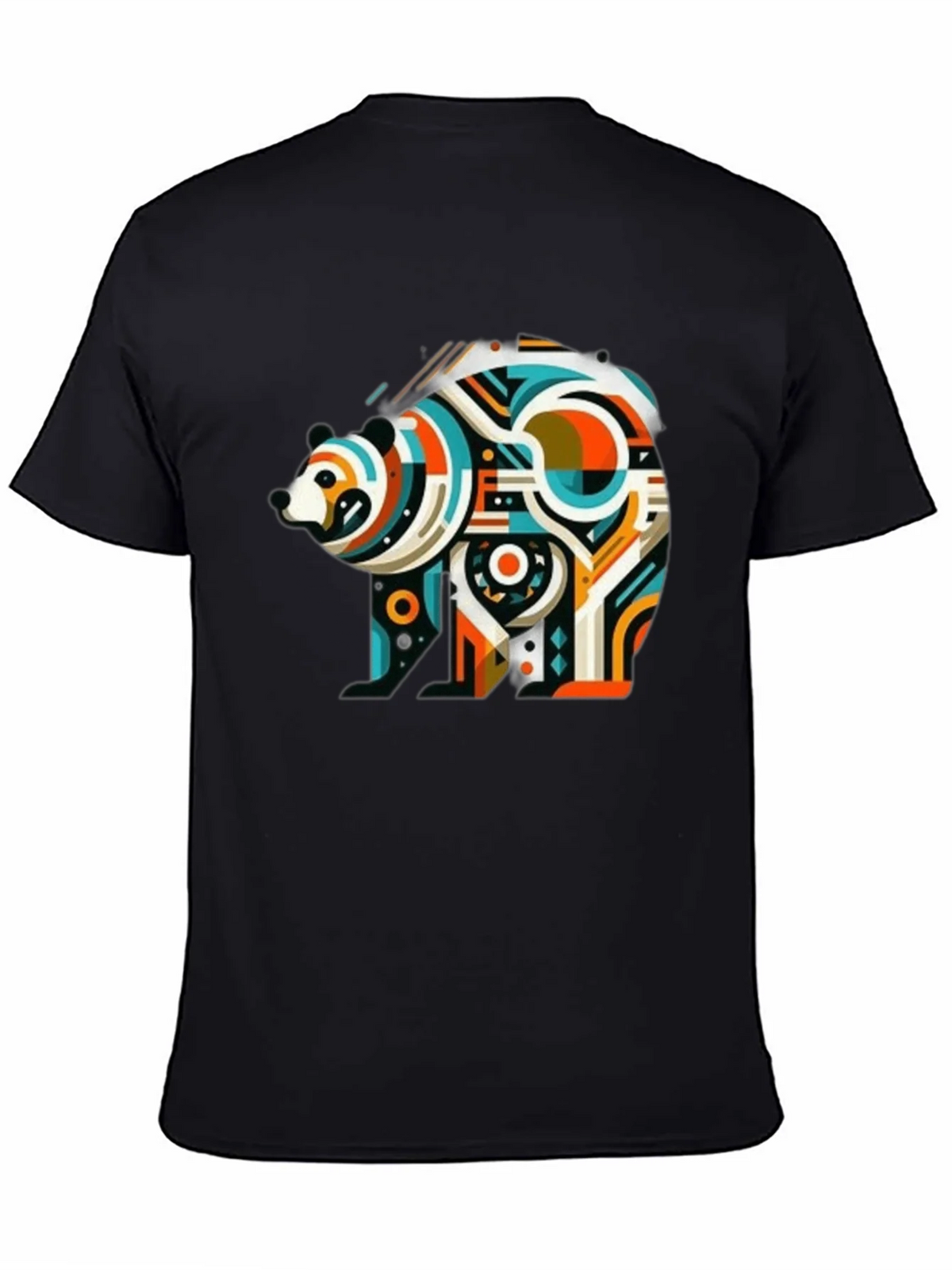 Abstract Bear Graphic Tee - Mens Black T-Shirt product image 4