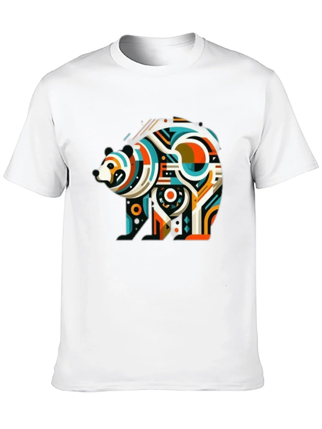 Abstract Bear Graphic Tee - Mens Black T-Shirt product image 9