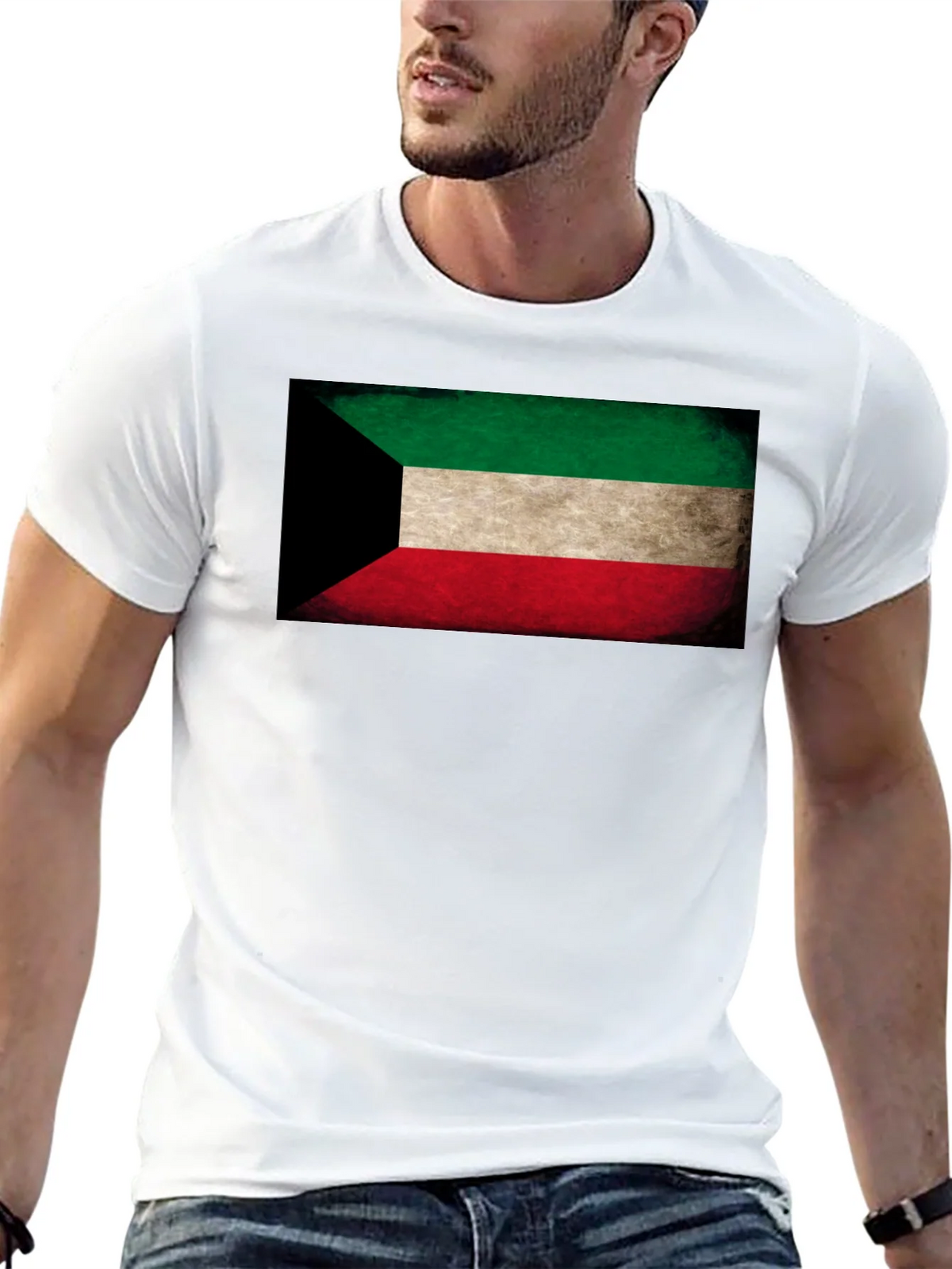 Kuwait Flag T-Shirt - Distressed Design product image 12