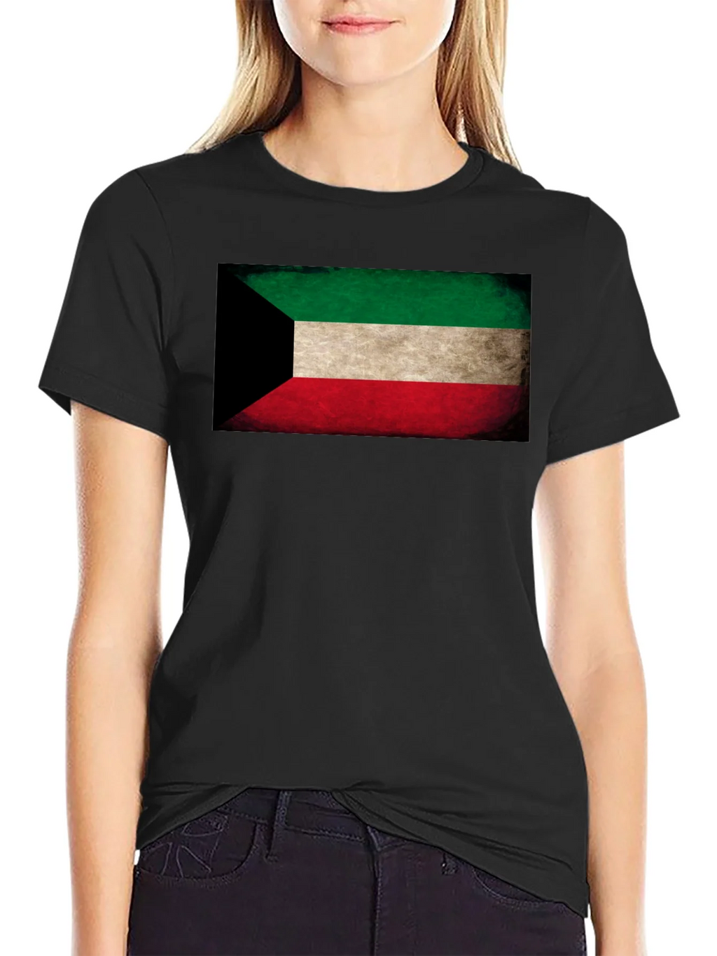 Kuwait Flag T-Shirt - Distressed Design product image 2