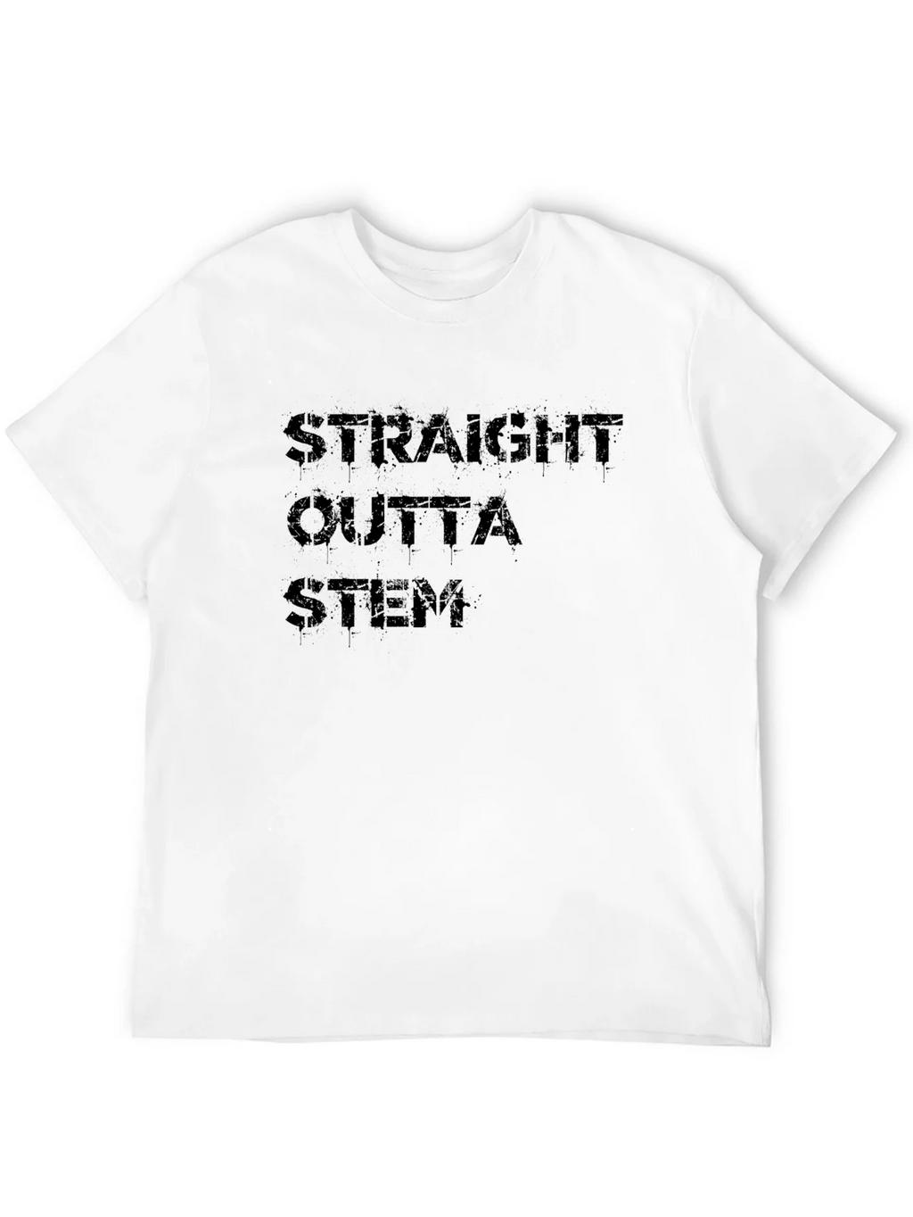 Straight Outta STEM Black T-Shirt product image 6