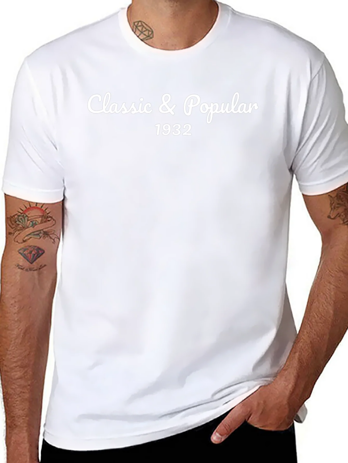 Classic & Popular 1932 Black T-Shirt product image 7