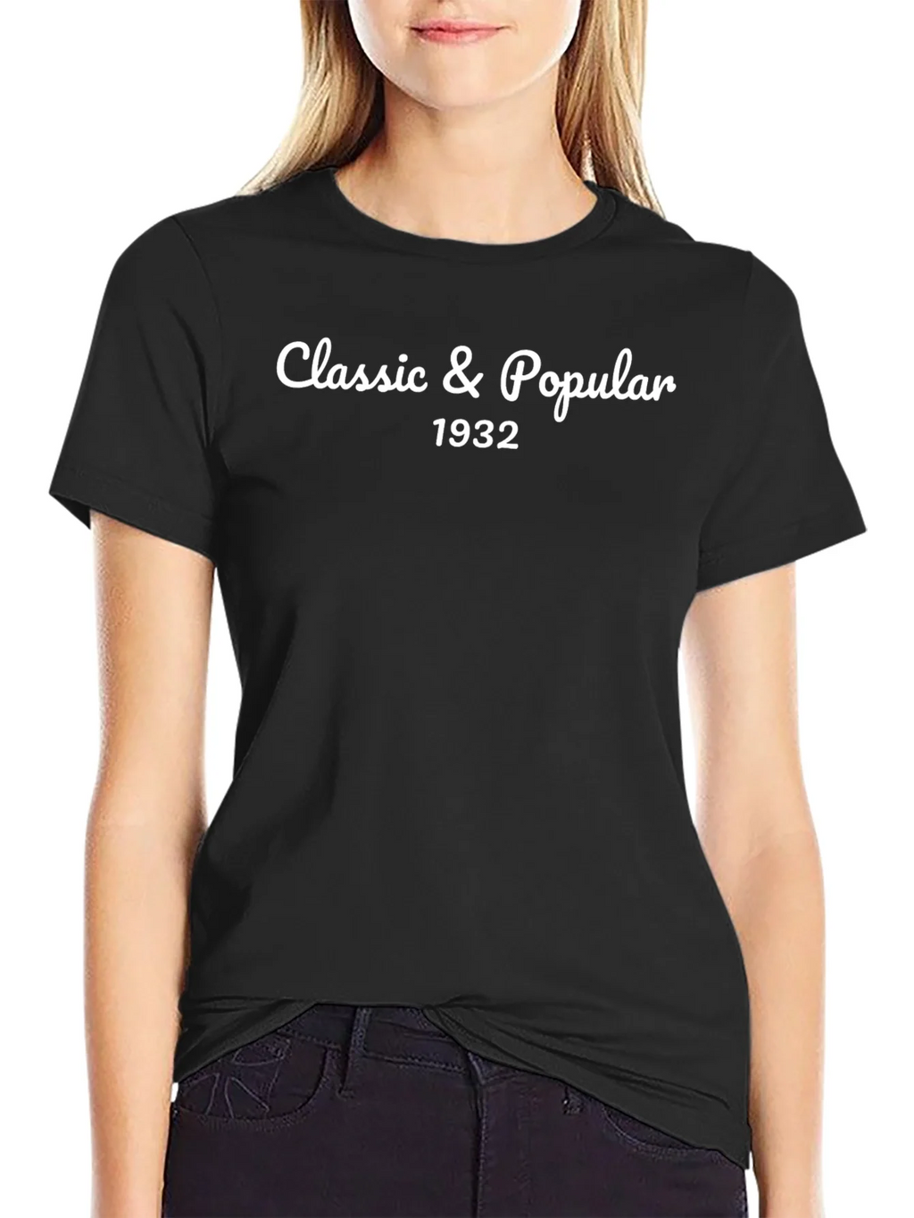 Classic & Popular 1932 Black T-Shirt product image 2