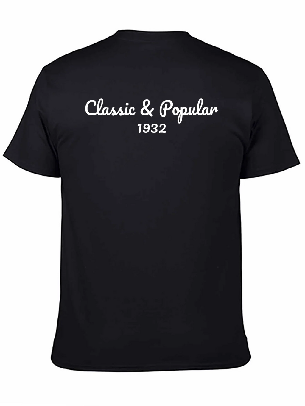 Classic & Popular 1932 Black T-Shirt product image 4