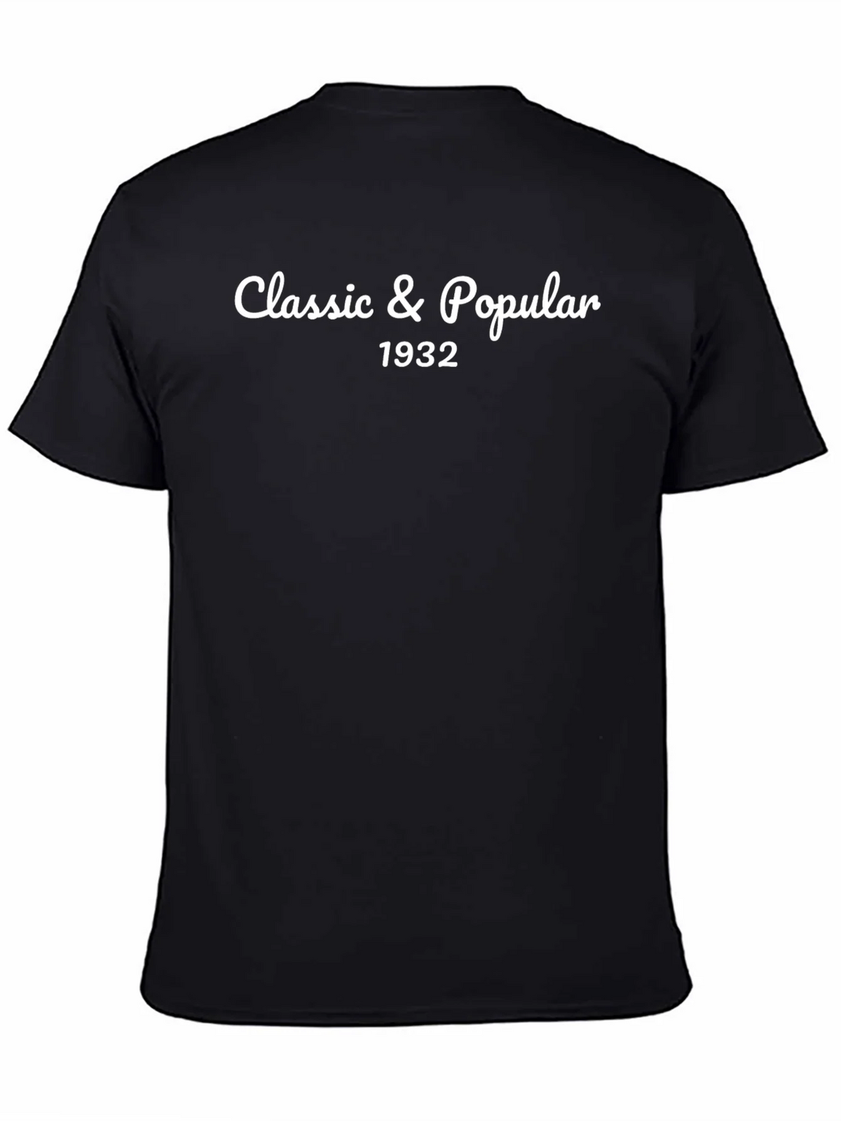 Classic & Popular 1932 Black T-Shirt product image 4