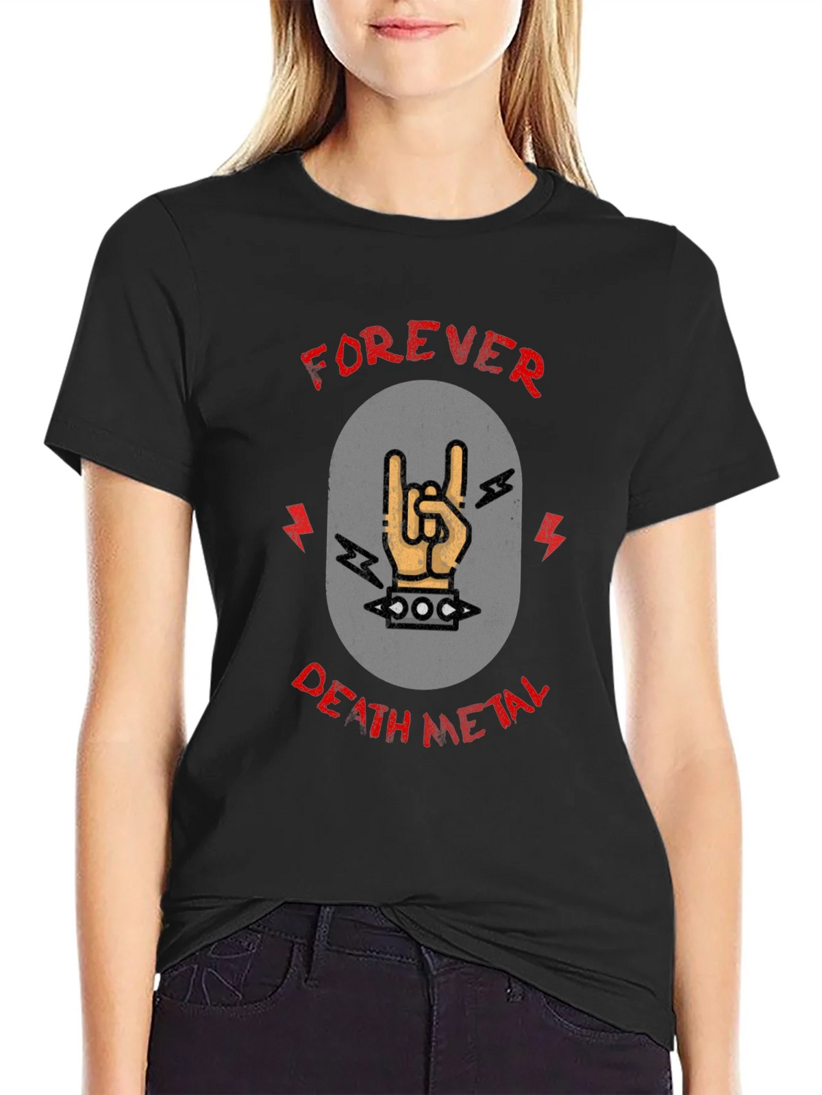 Forever Death Metal Graphic Tee - Rock On! product image 2