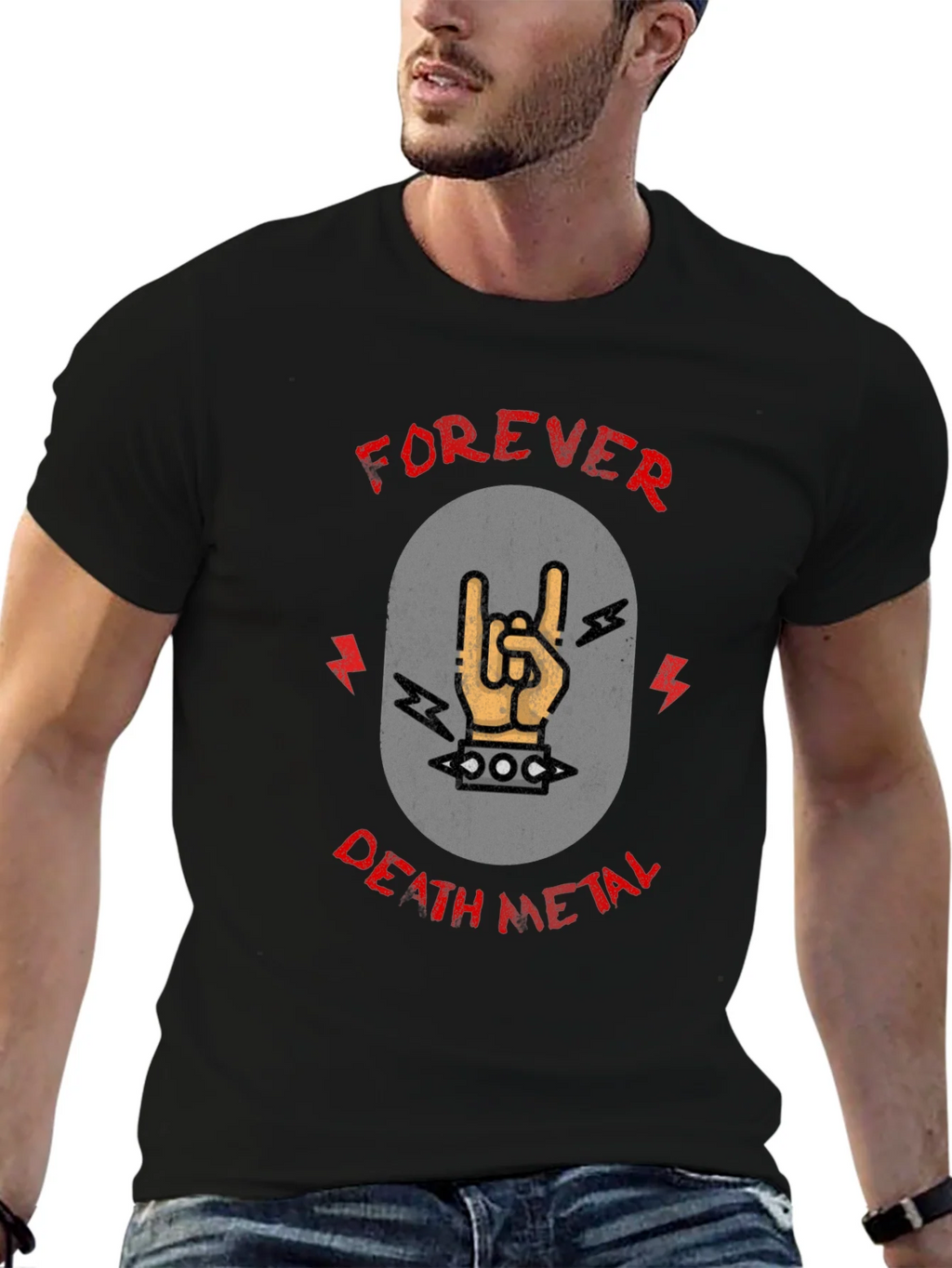Forever Death Metal Graphic Tee - Rock On! product image 6