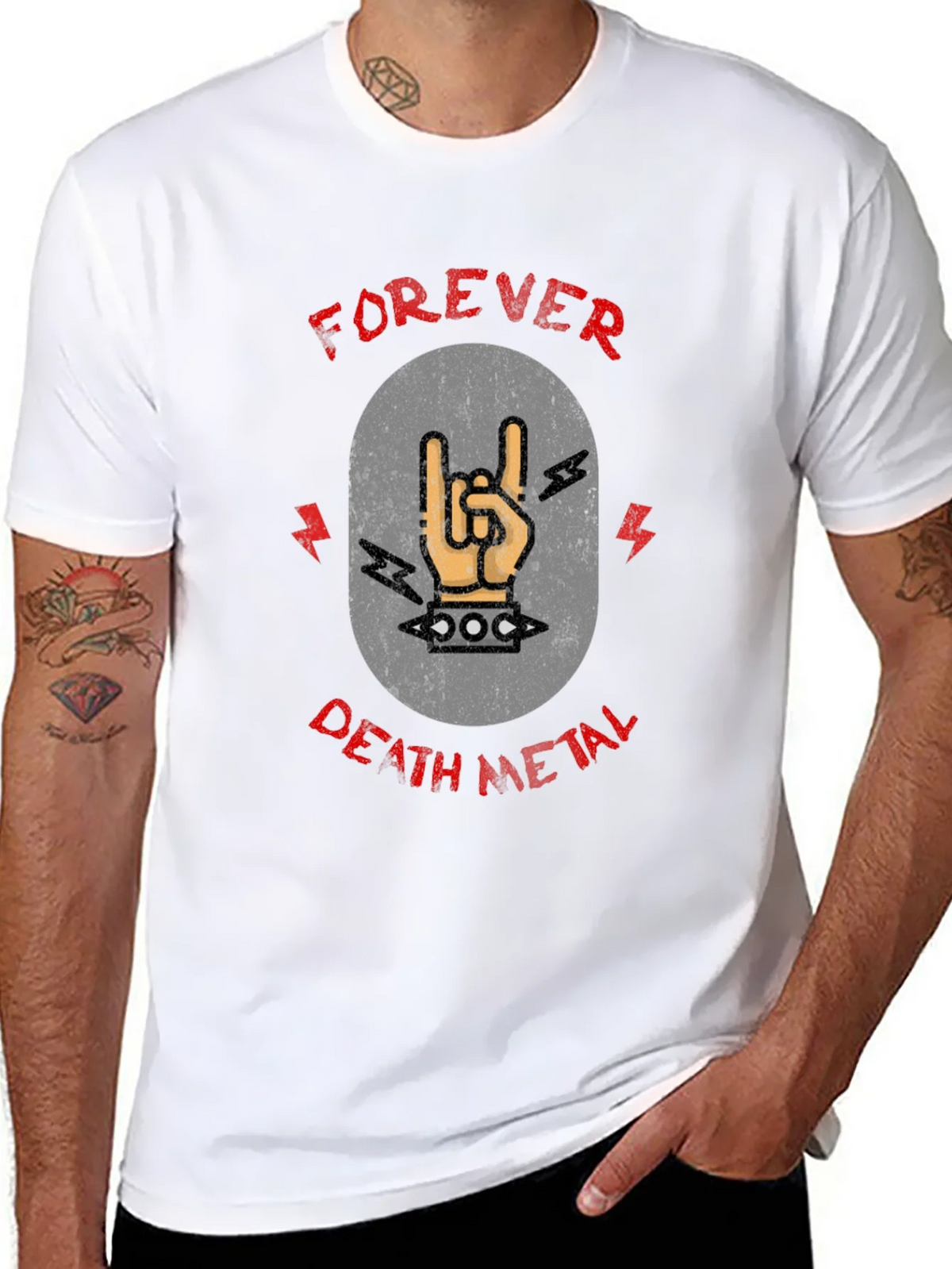 Forever Death Metal Graphic Tee - Rock On! product image 7