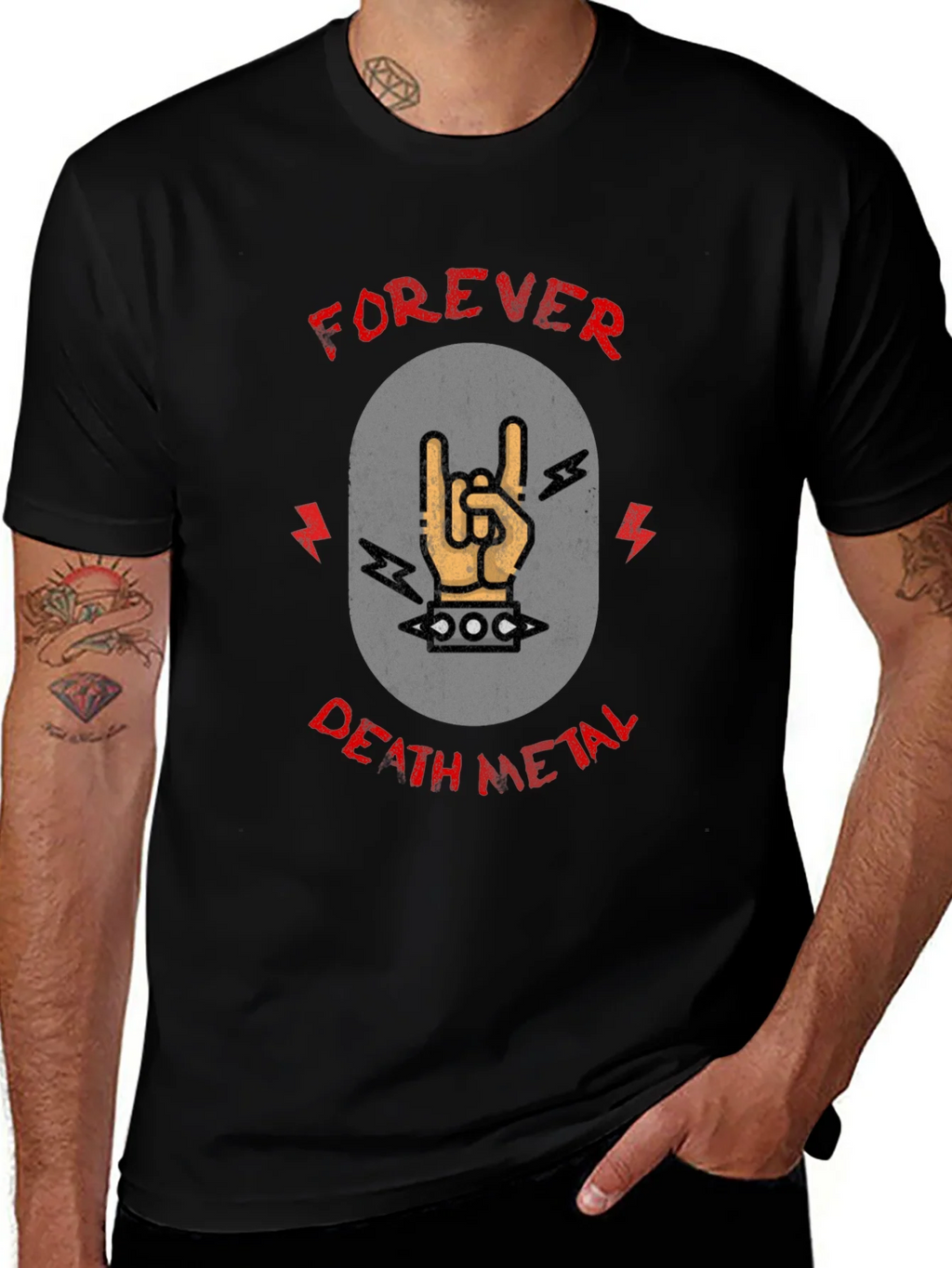 Forever Death Metal Graphic Tee - Rock On! product image 1