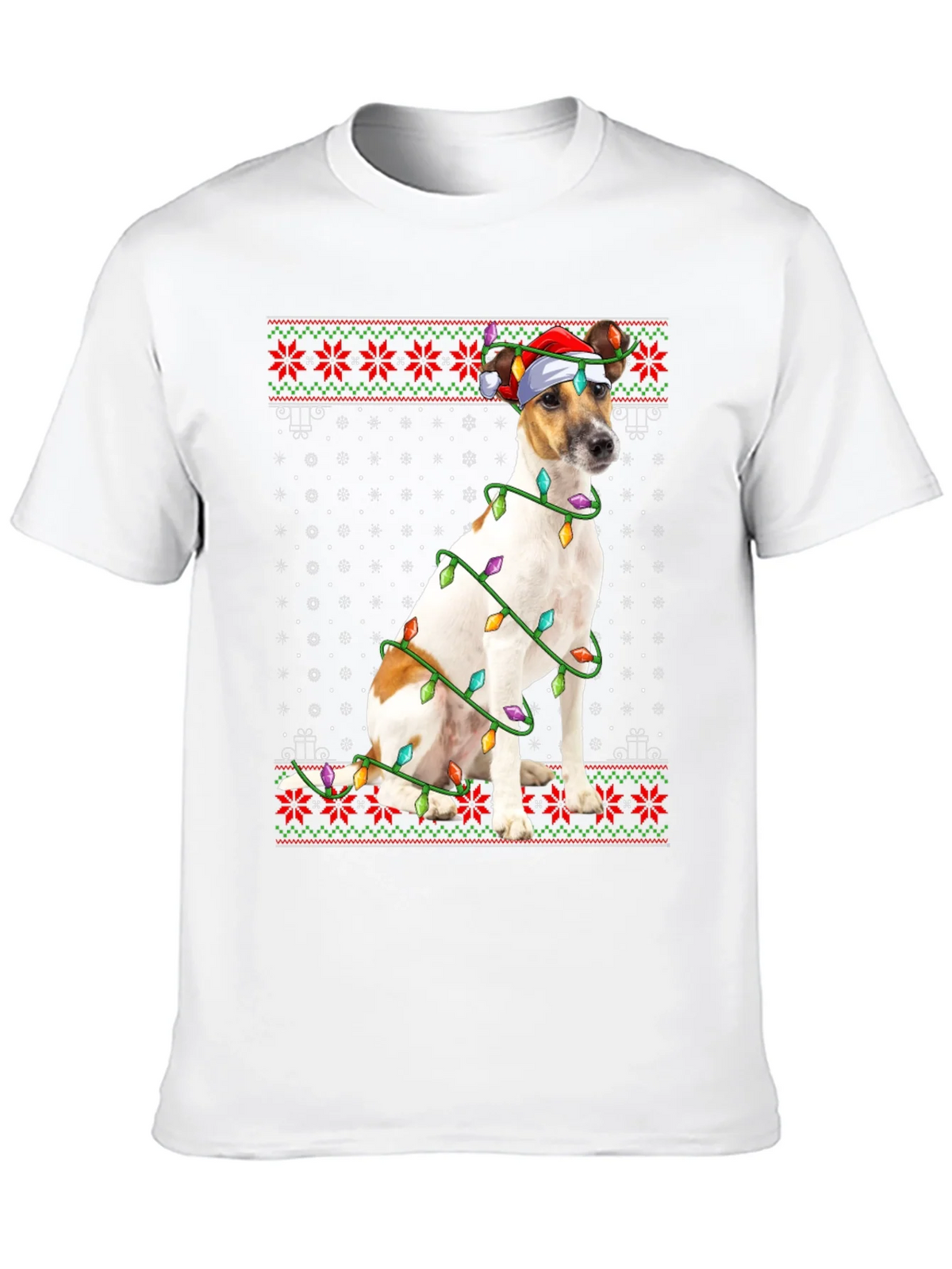 Dog Christmas Lights T-Shirt product image 9