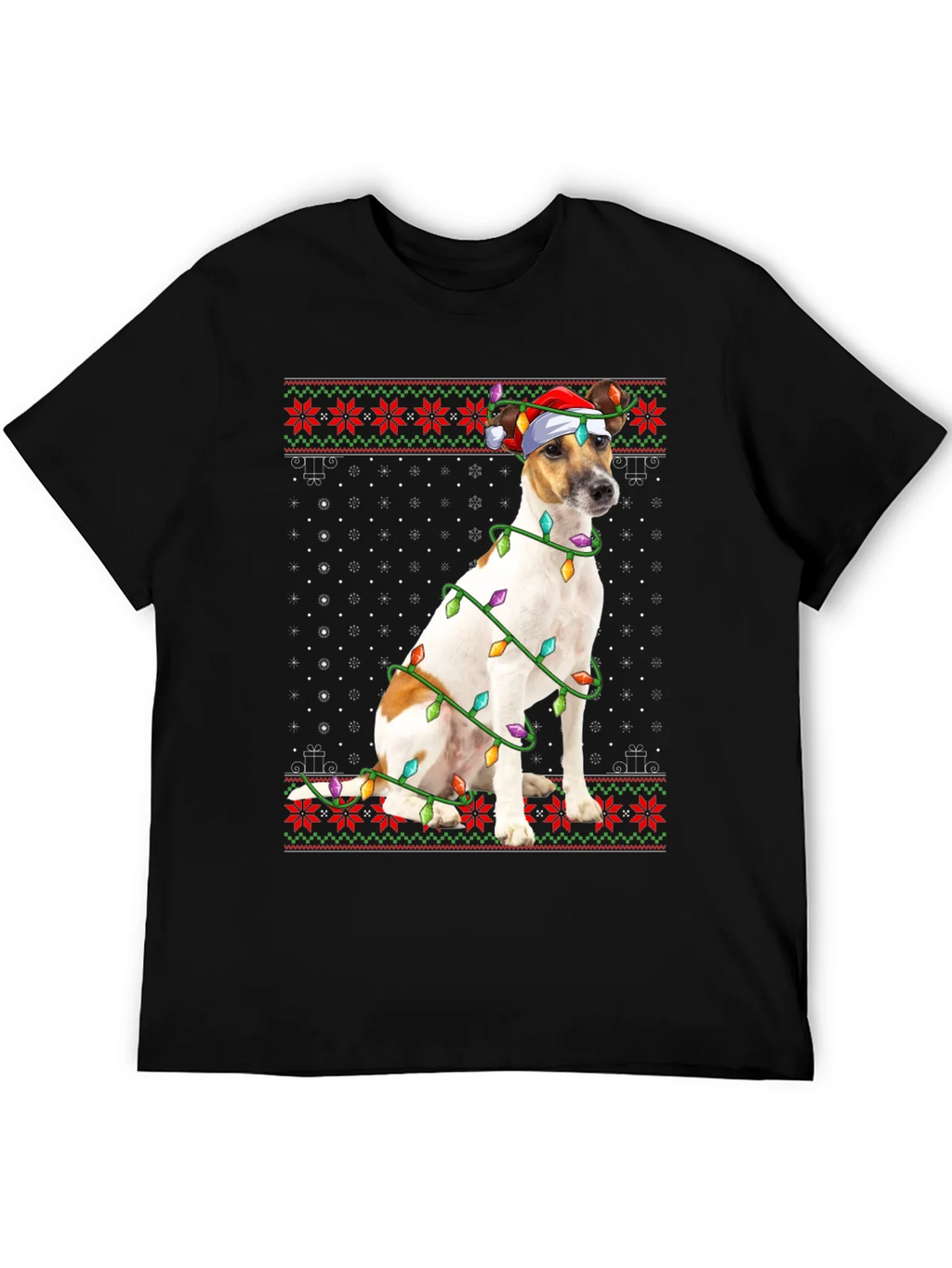 Dog Christmas Lights T-Shirt product image 5