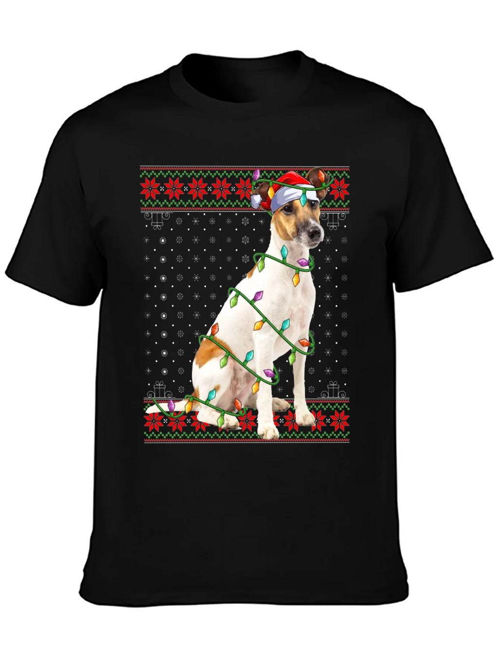 Dog Christmas Lights T-Shirt product image 3