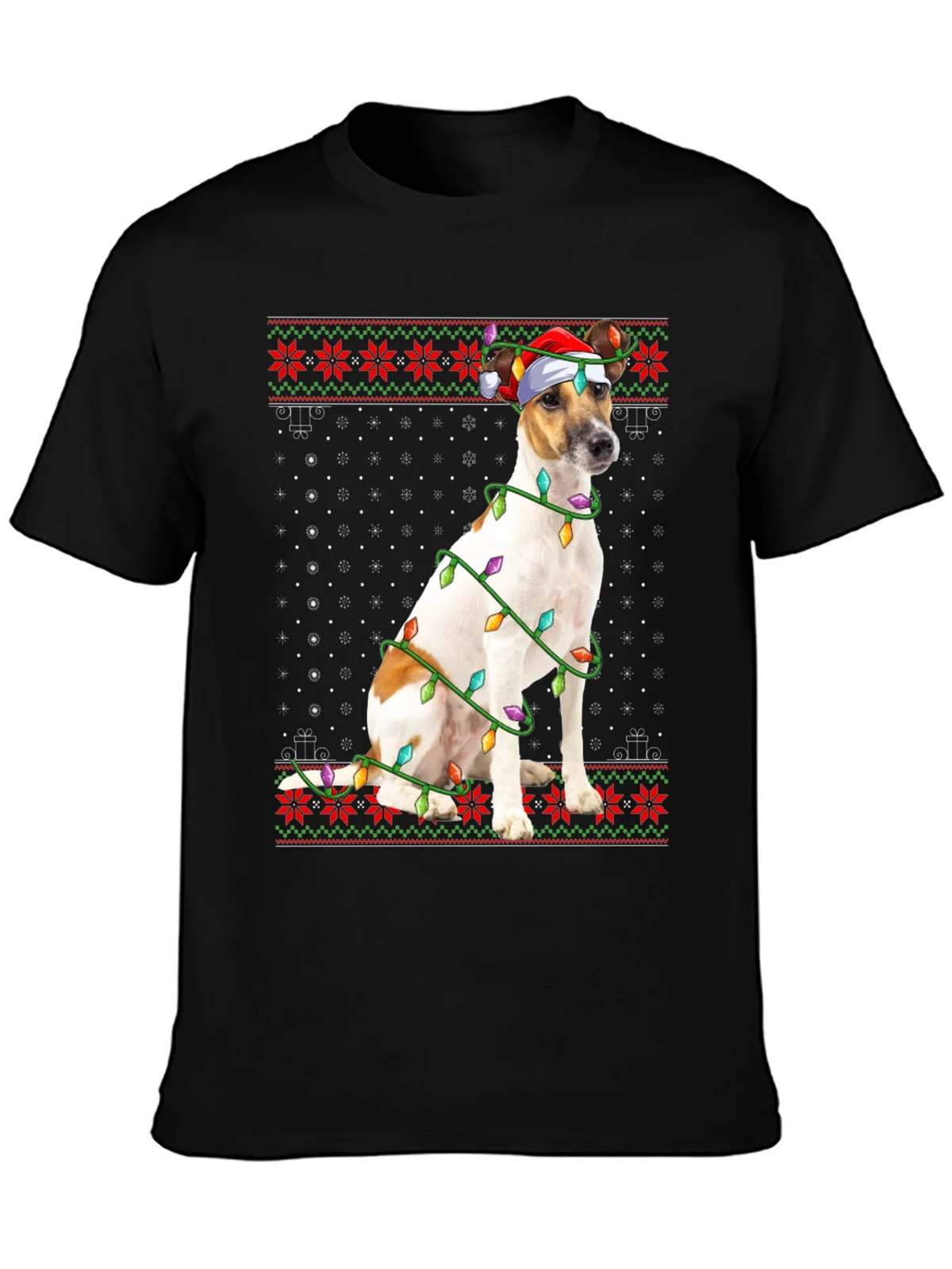 Dog Christmas Lights T-Shirt product image 3