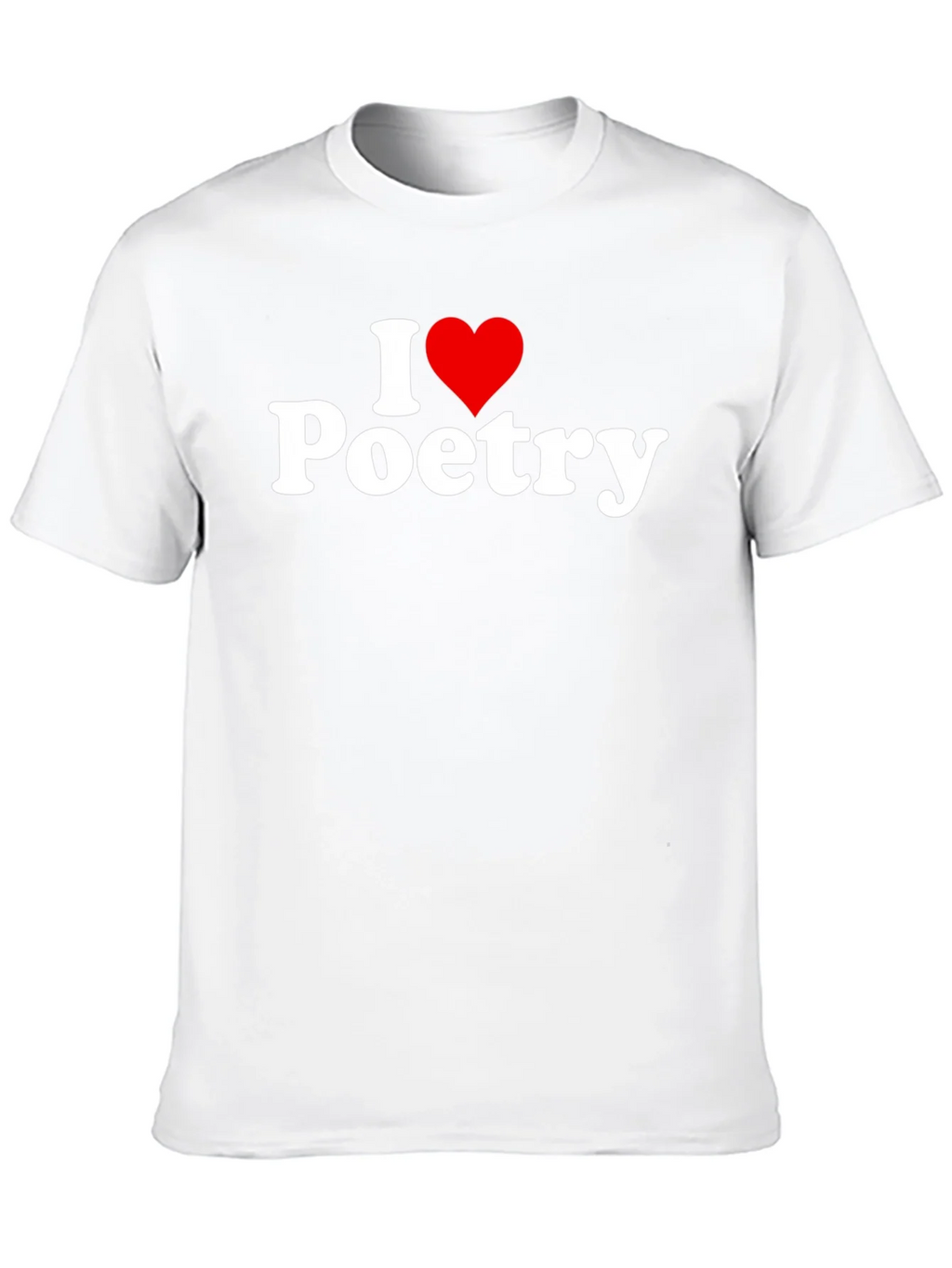 I Heart Poetry Black T-Shirt product image 6