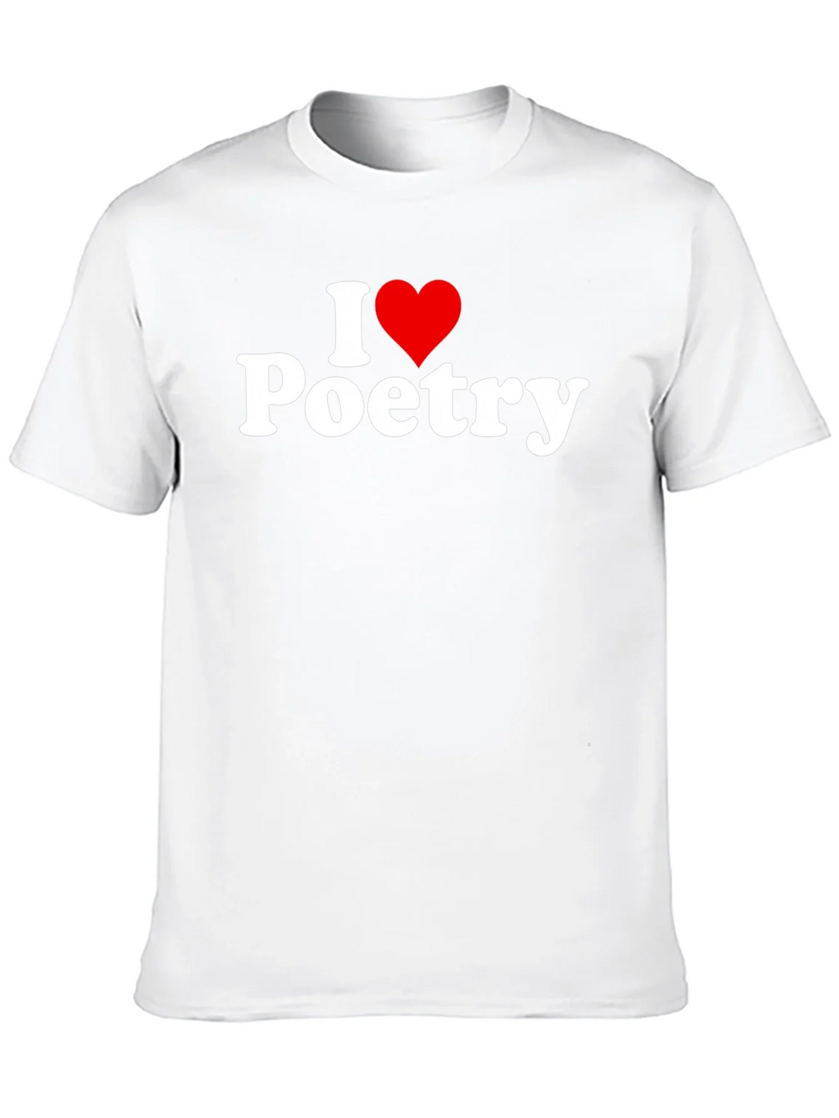 I Heart Poetry Black T-Shirt product image 6