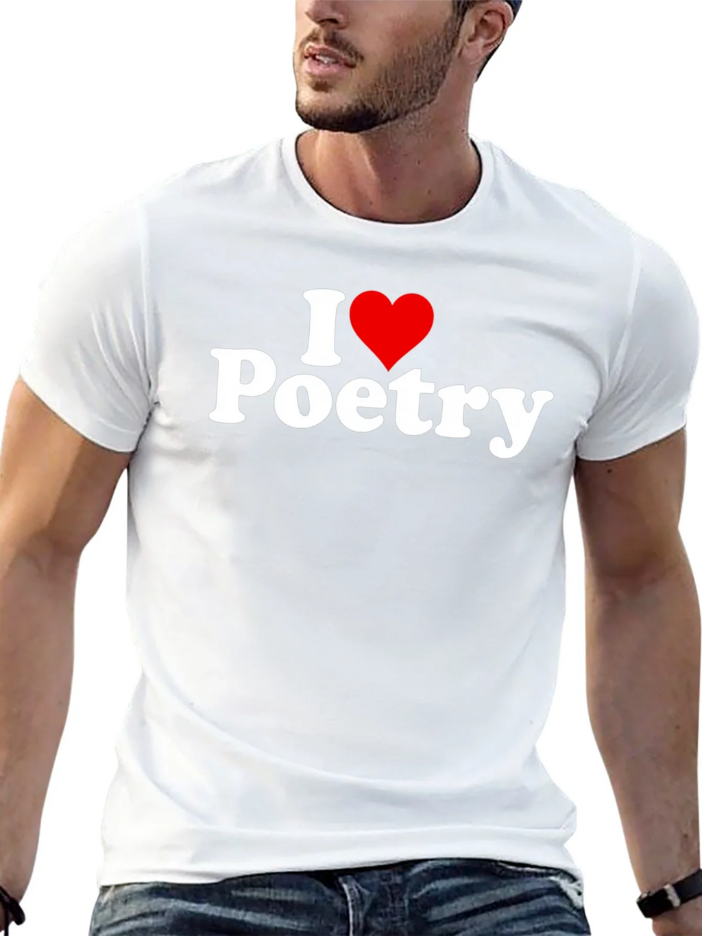 I Heart Poetry Black T-Shirt product image 9