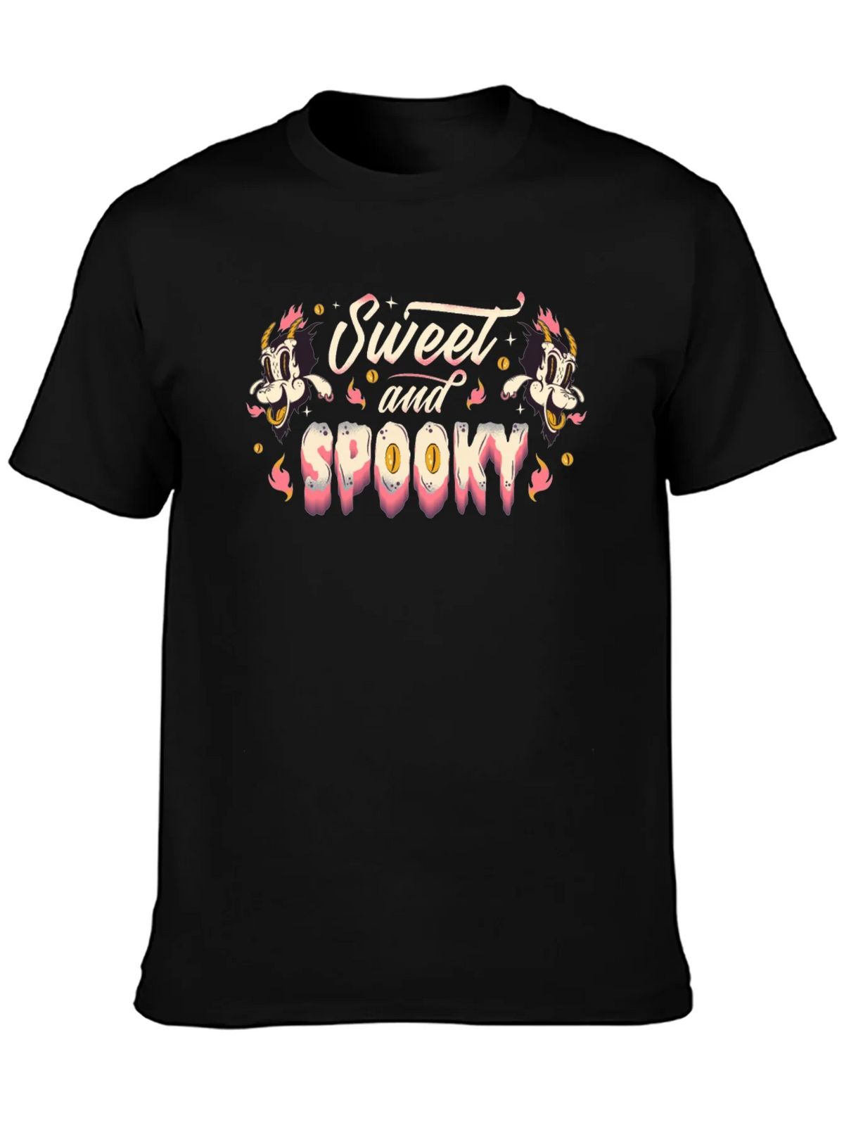 Sweet and Spooky Graphic Print T-Shirt product image 2