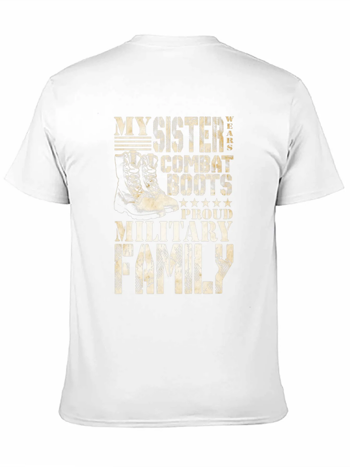 Military Family Sister Combat Boots T-Shirt product image 10
