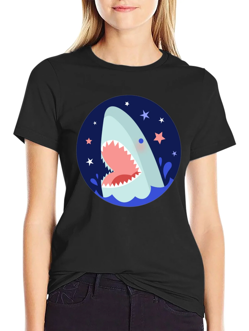 Shark Attack Graphic Tee - Cool & Quirky Design product image 2