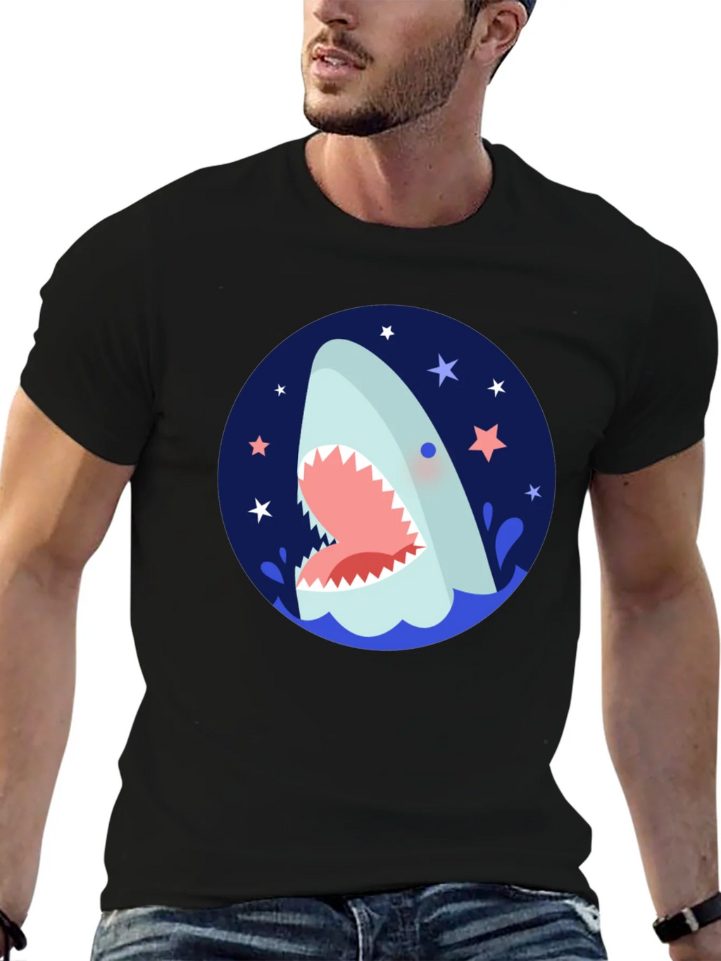 Shark Attack Graphic Tee - Cool & Quirky Design product image 6