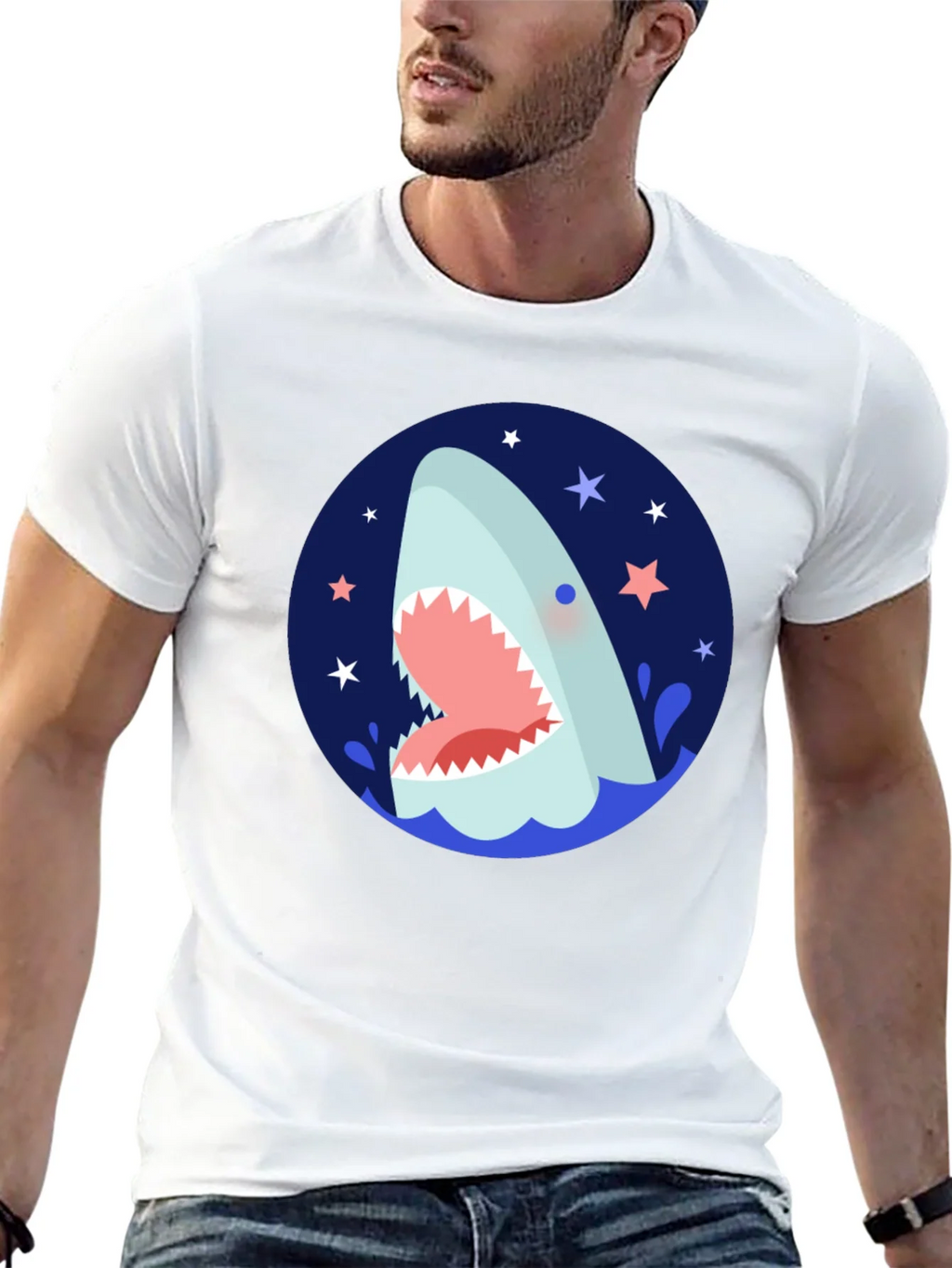 Shark Attack Graphic Tee - Cool & Quirky Design product image 10