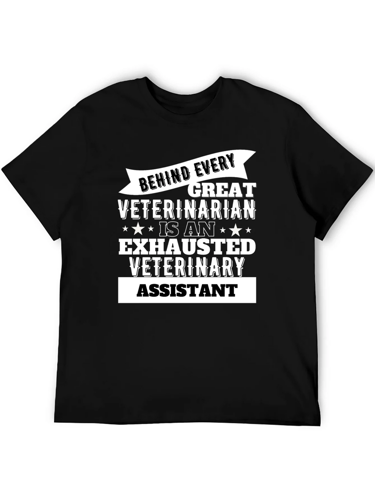 Exhausted Veterinary Assistant T-Shirt product image 5