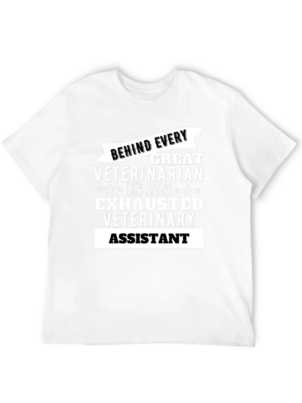 Exhausted Veterinary Assistant T-Shirt product image 11