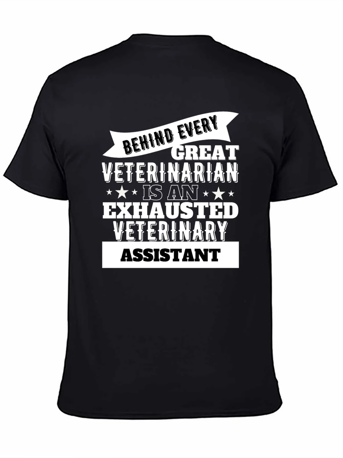 Exhausted Veterinary Assistant T-Shirt product image 4
