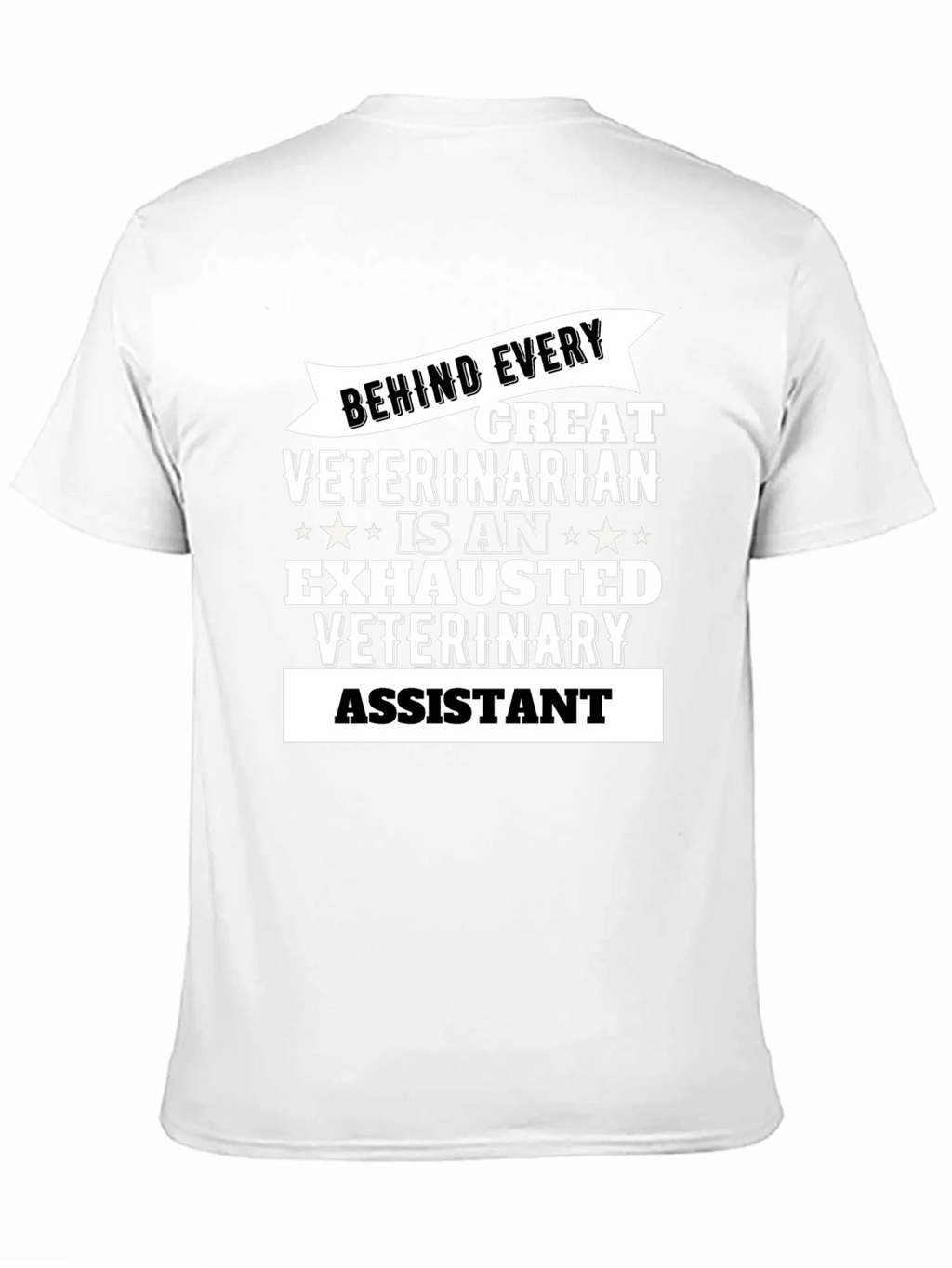 Exhausted Veterinary Assistant T-Shirt product image 10