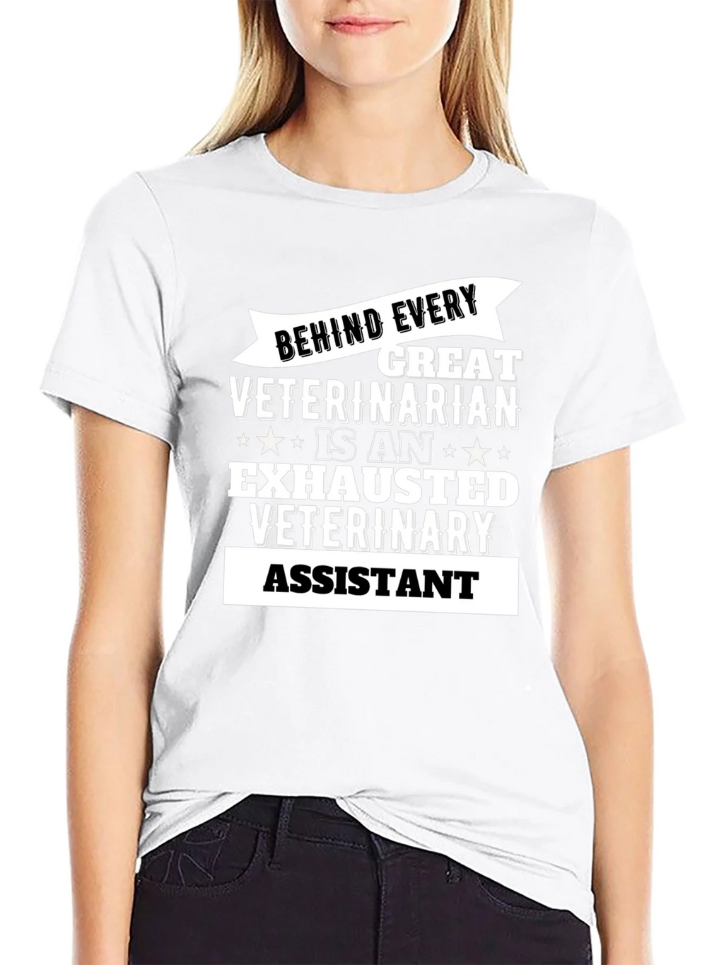 Exhausted Veterinary Assistant T-Shirt product image 8