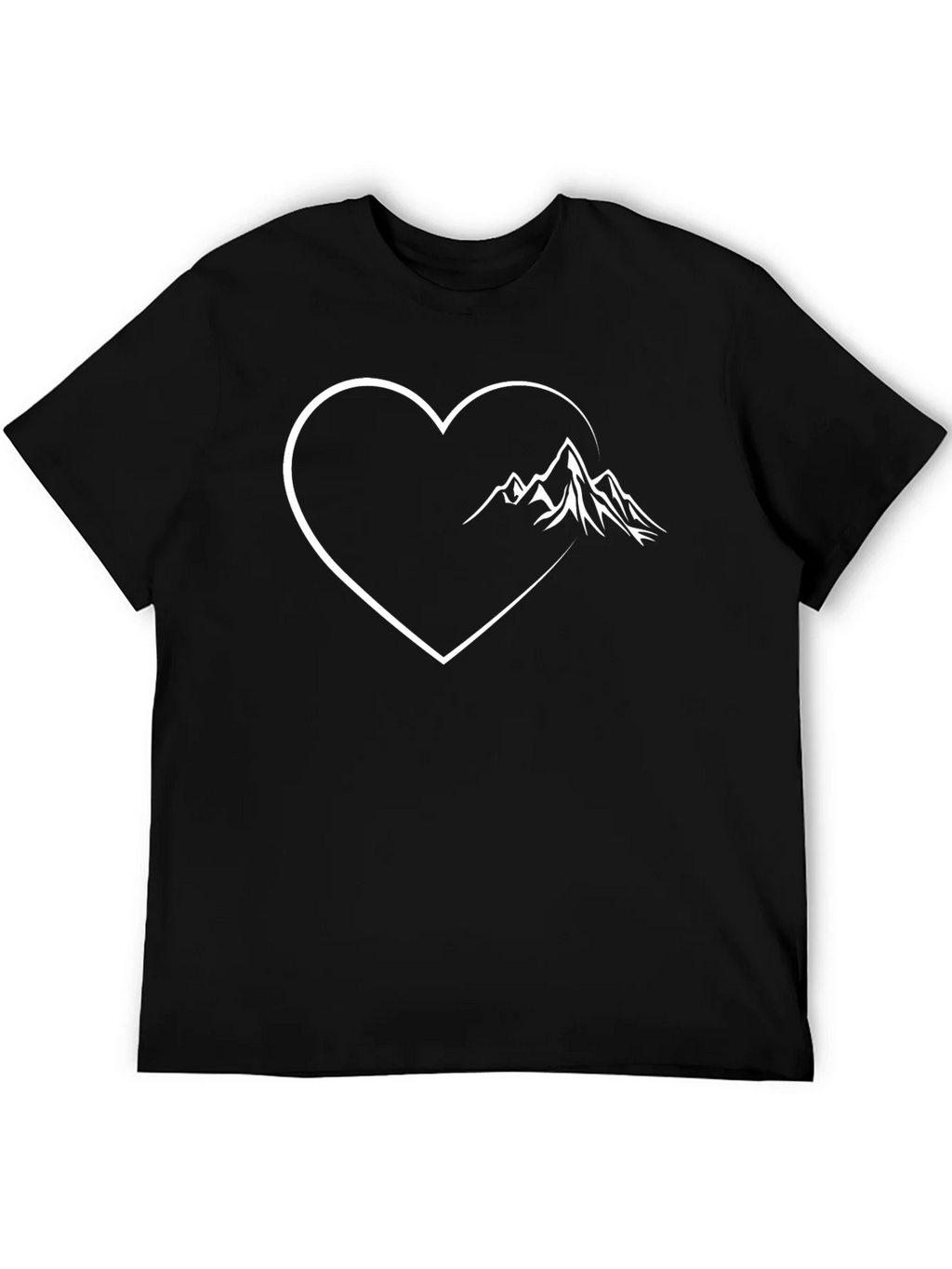 Mountain Heart Graphic Tee - Black product image 2