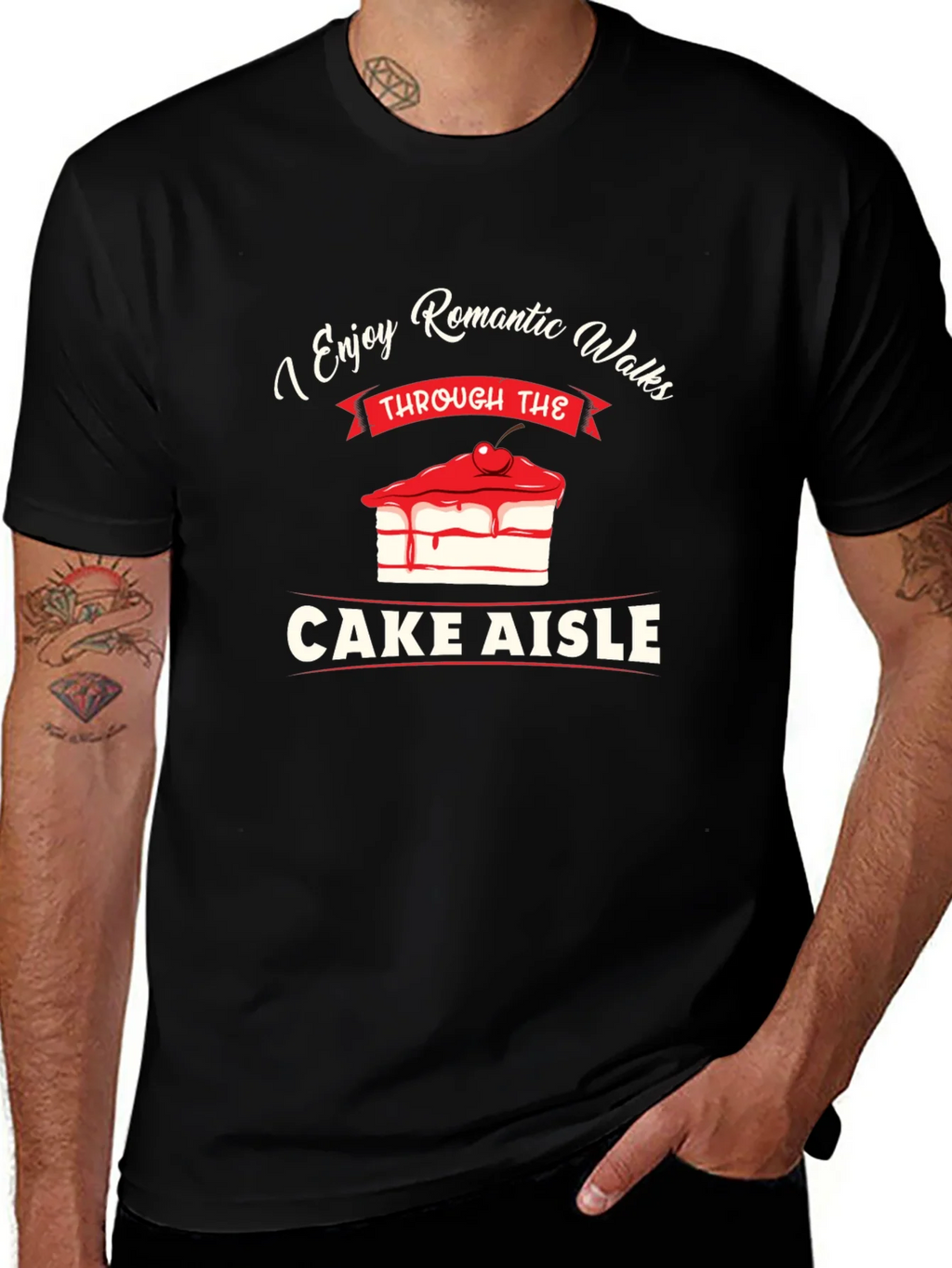 Romantic Walks Cake Aisle Graphic Tee product image 1