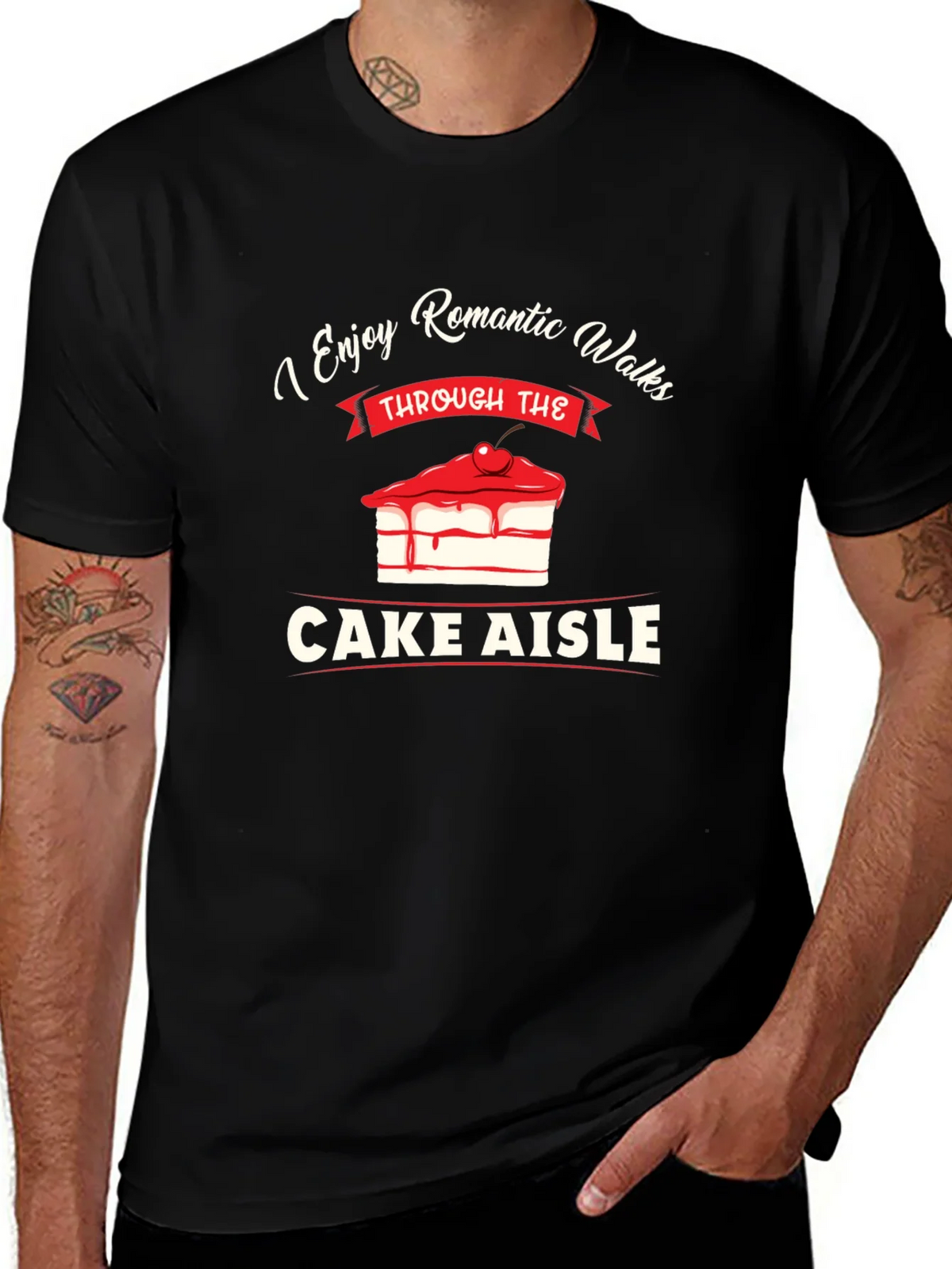 Romantic Walks Cake Aisle Graphic Tee product image 1