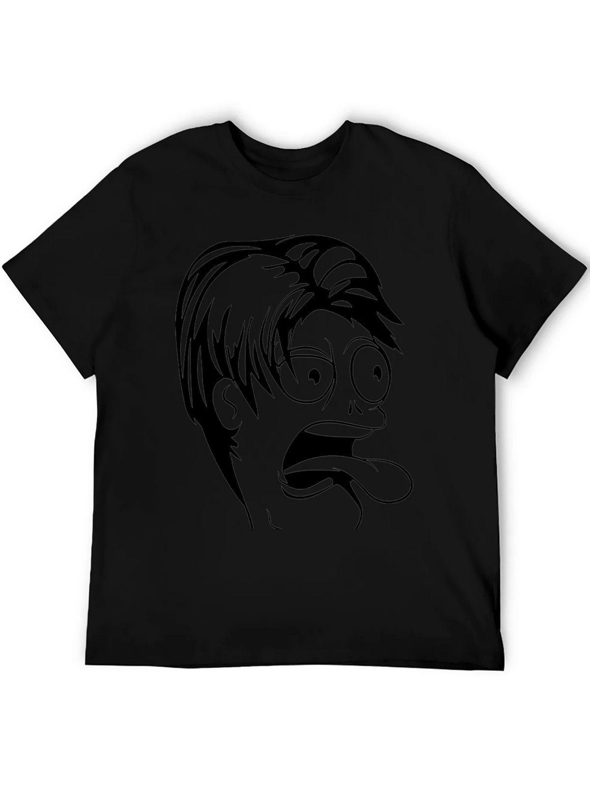 Cartoon Face Tee - Funny Graphic Print Shirt product image 5