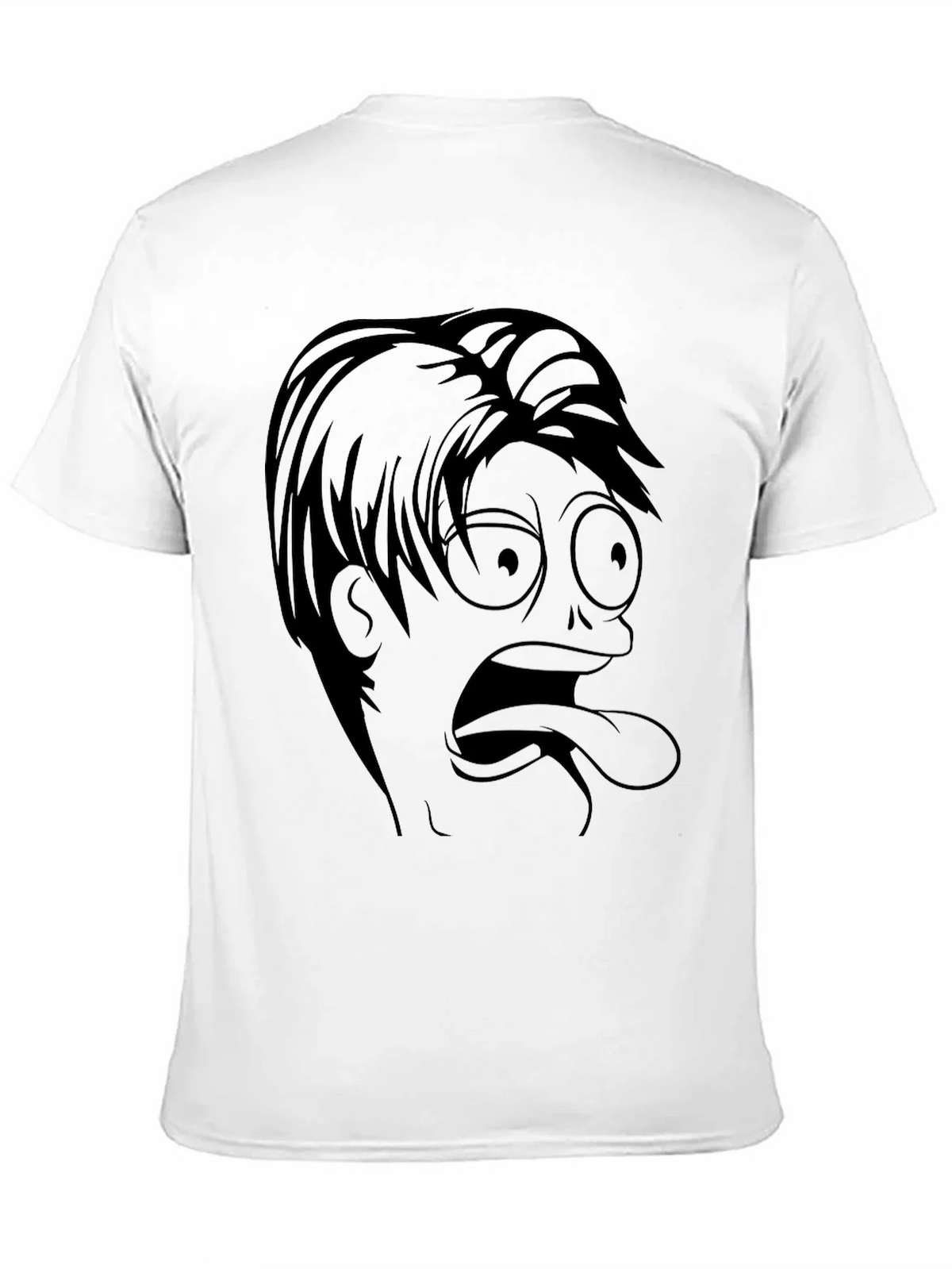 Cartoon Face Tee - Funny Graphic Print Shirt product image 10