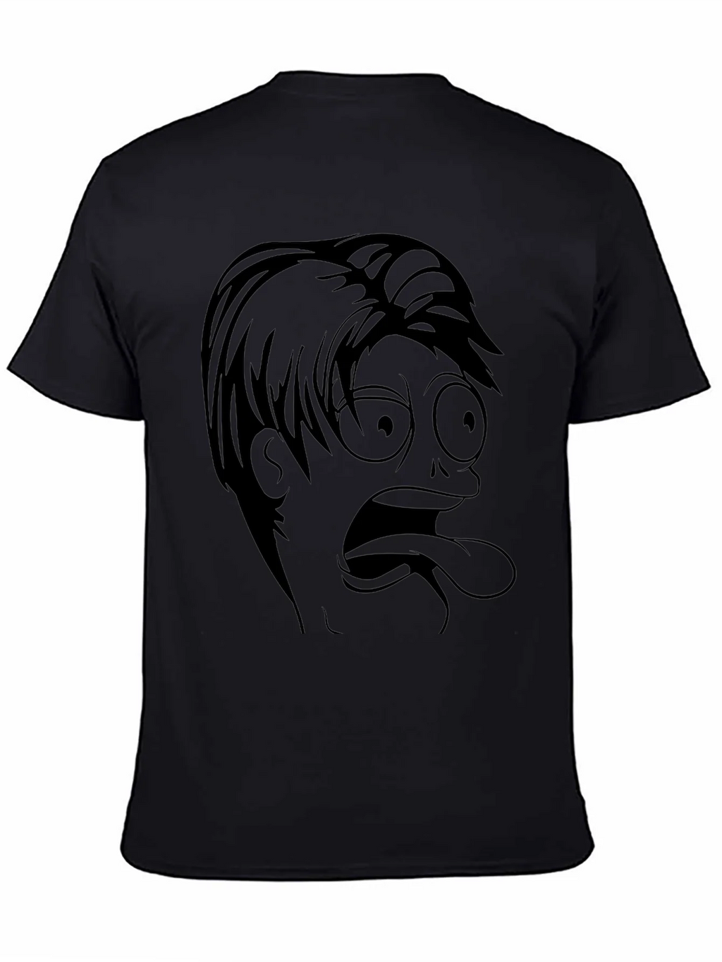 Cartoon Face Tee - Funny Graphic Print Shirt product image 4