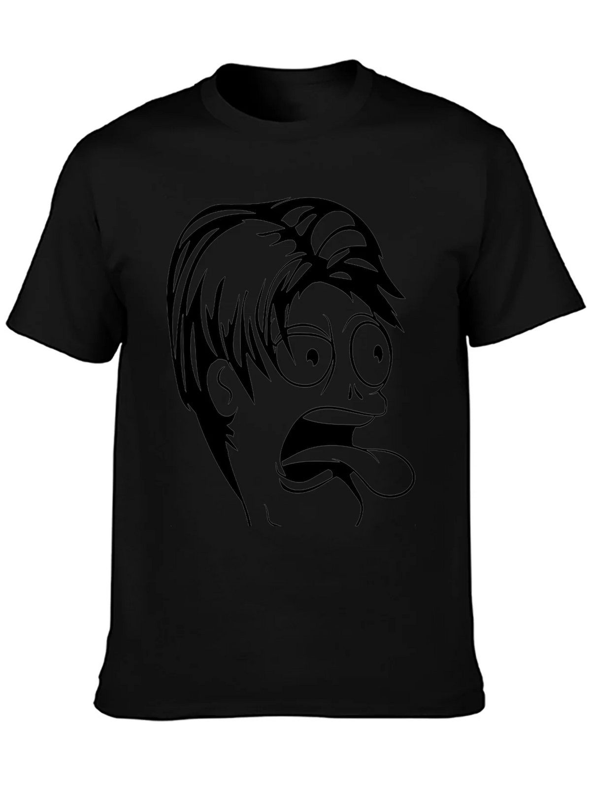 Cartoon Face Tee - Funny Graphic Print Shirt product image 3