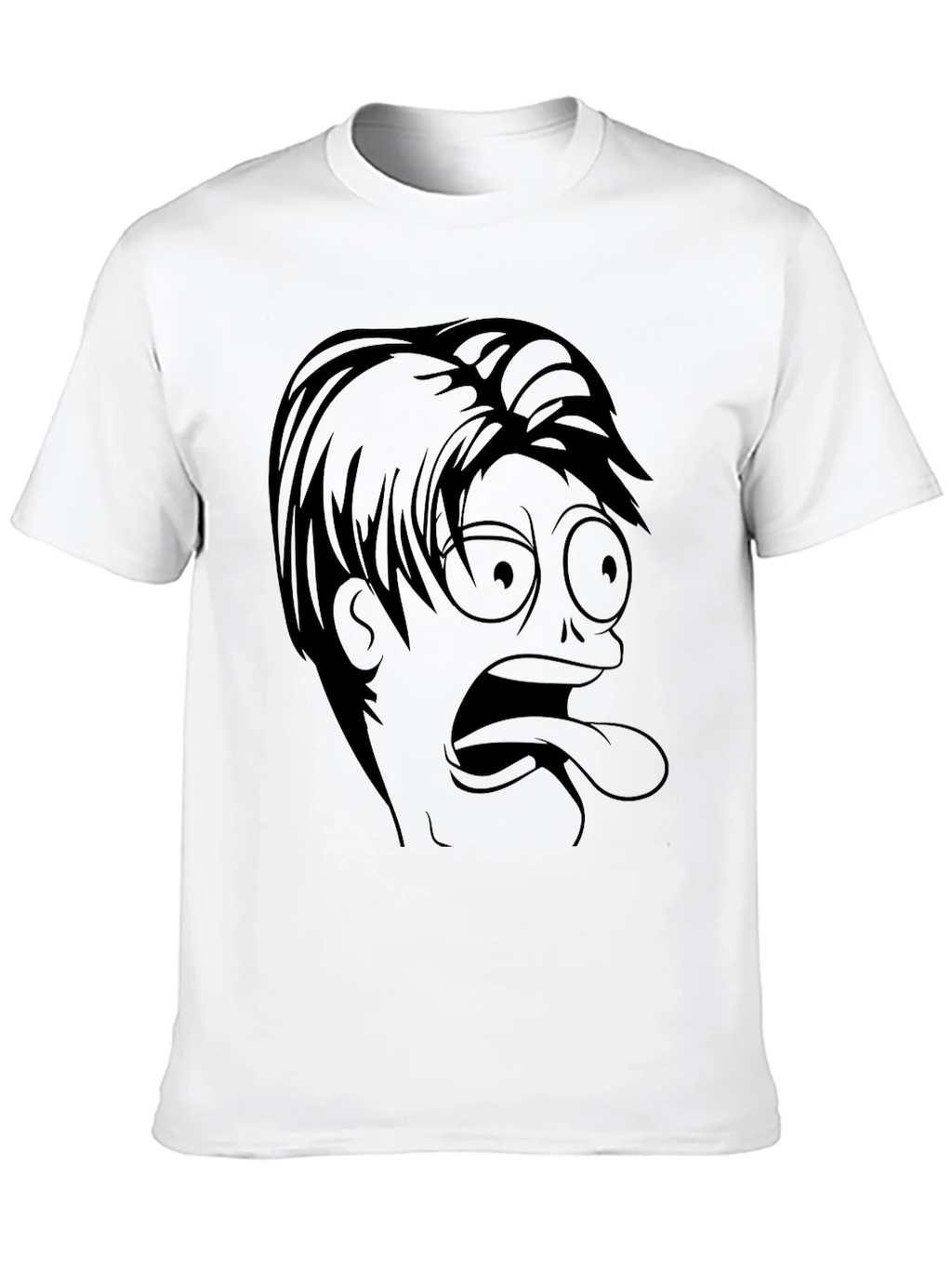 Cartoon Face Tee - Funny Graphic Print Shirt product image 9