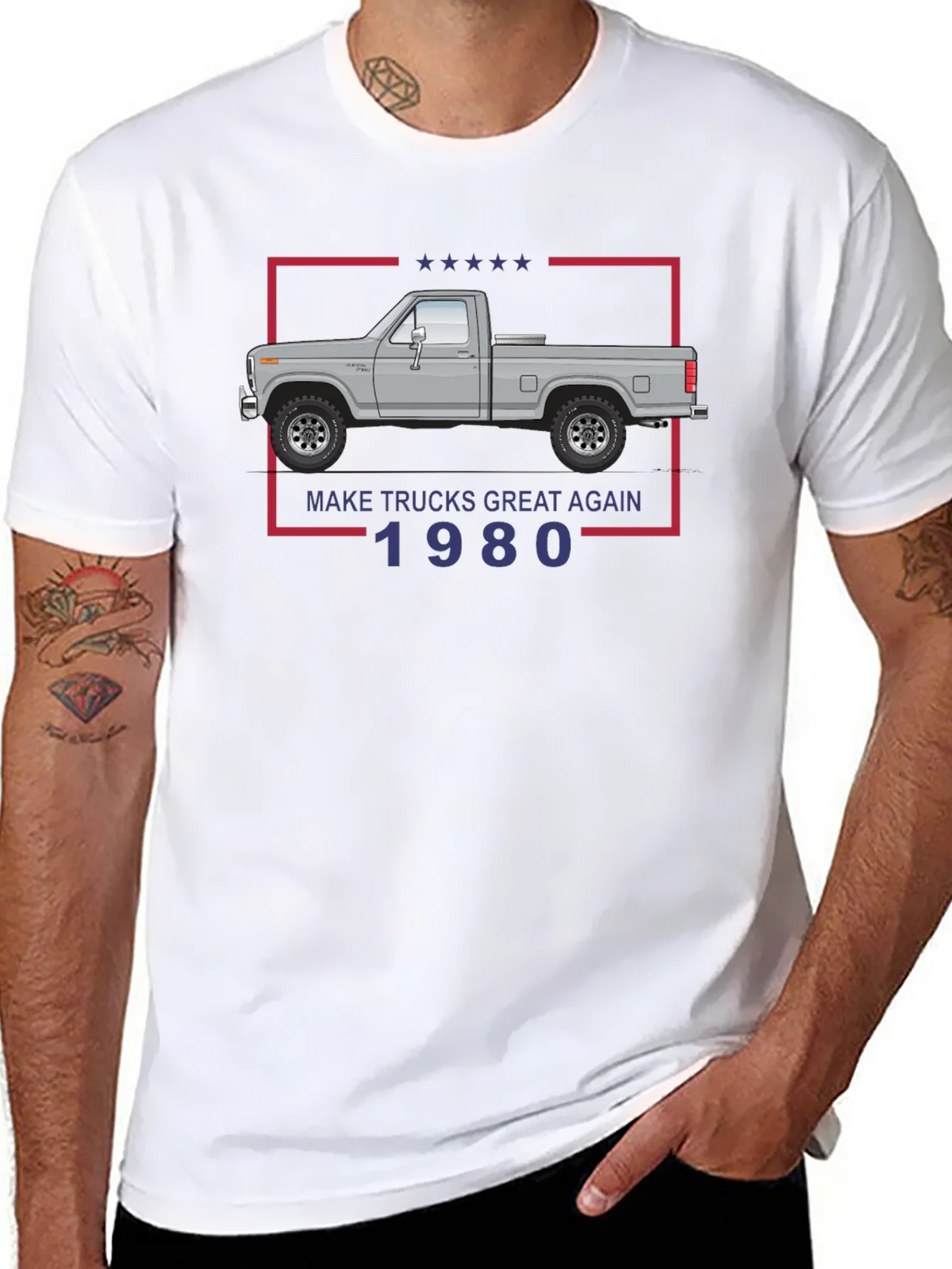 Make Trucks Great Again 1980 T-Shirt product image 7