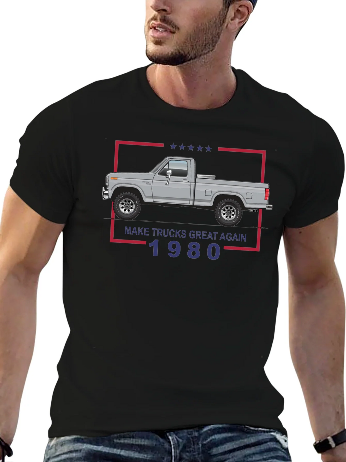 Make Trucks Great Again 1980 T-Shirt product image 6