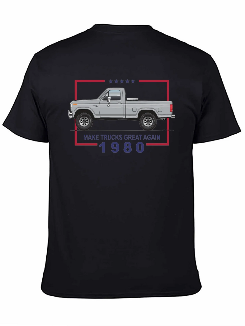Make Trucks Great Again 1980 T-Shirt product image 4