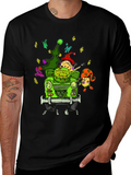 Christmas Car T-Shirt - Festive Holiday Tee