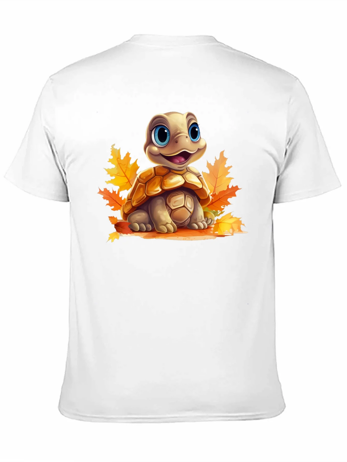 Turtle in Leaves Graphic Tee product image 4