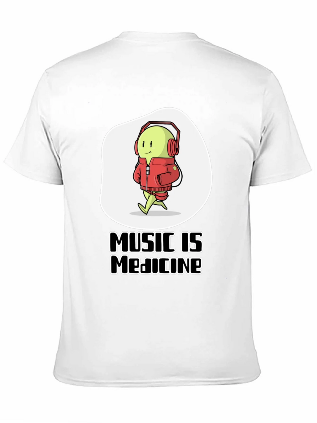 Music is Medicine T-Shirt - Cartoon Character with product image 9