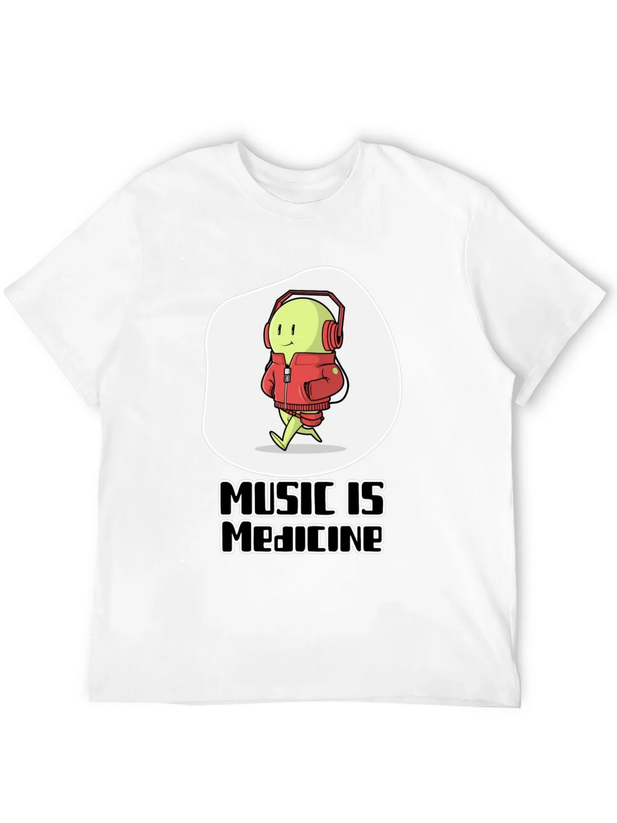 Music is Medicine T-Shirt - Cartoon Character with product image 10