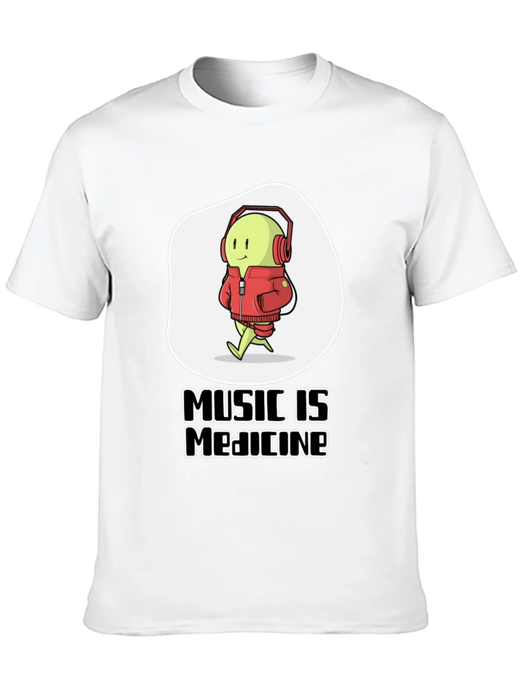 Music is Medicine T-Shirt - Cartoon Character with product image 8