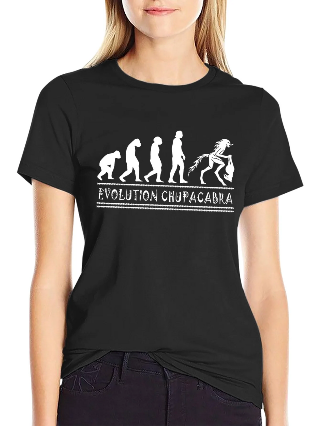 Evolution Chupacabra Black Graphic Tee product image 2